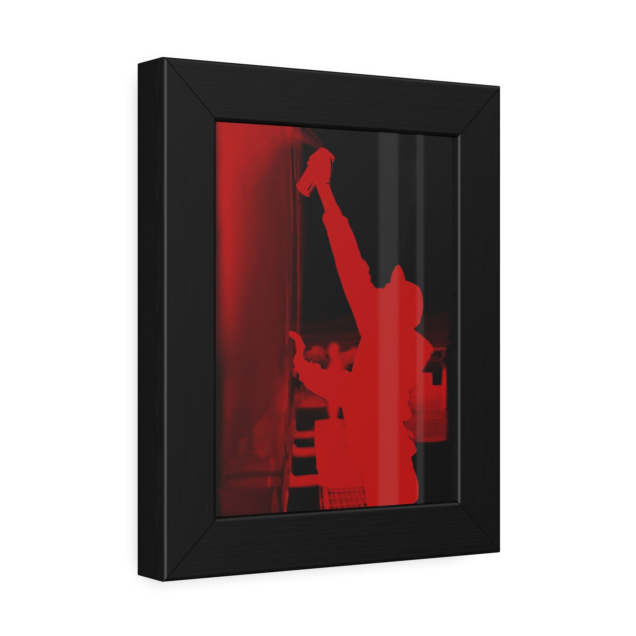 Night Moves digital poster print 6" x 8" (Vertical) / Black Frame / Fine Art