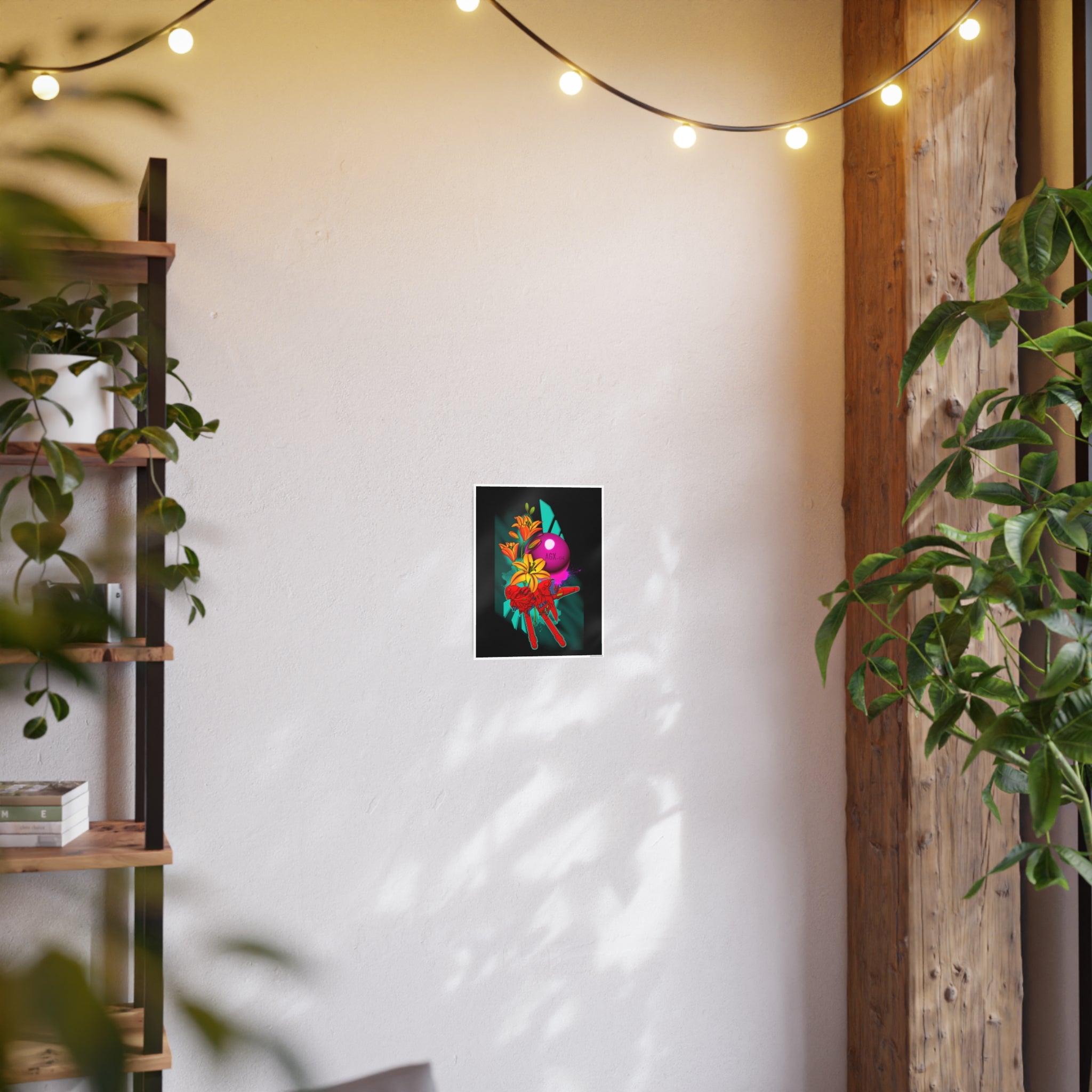 Tiger lily mech 11″ x 14″ (Vertical) / Satin