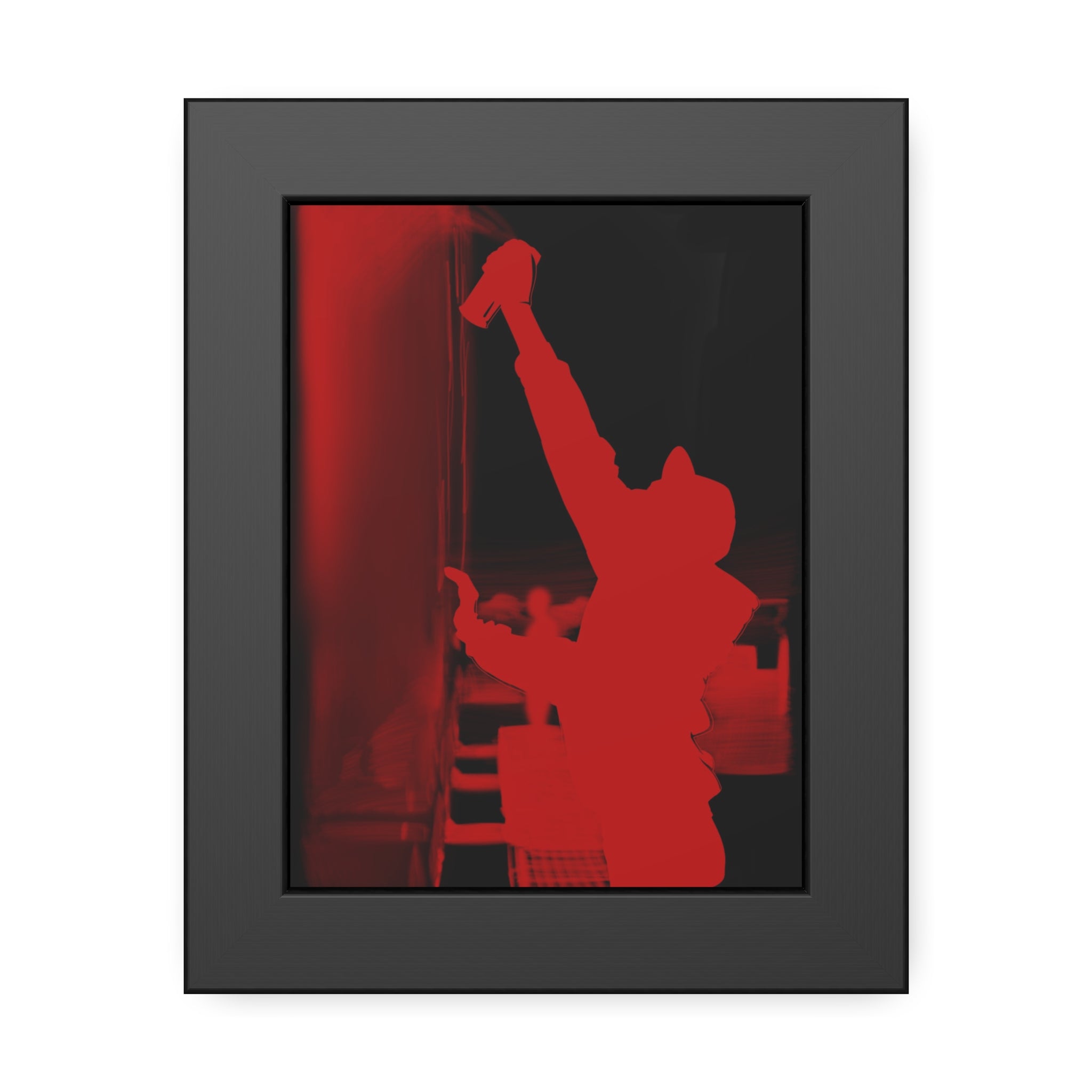 Night Moves digital poster print 6" x 8" (Vertical) / Black Frame / Fine Art