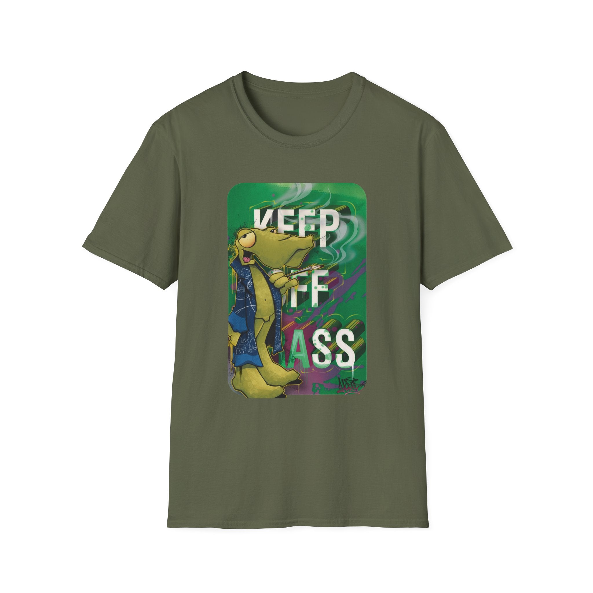 Cool Vibe Unisex Softstyle T-Shirt - 'Keep It Grass' Graphic Tee S / Daisy