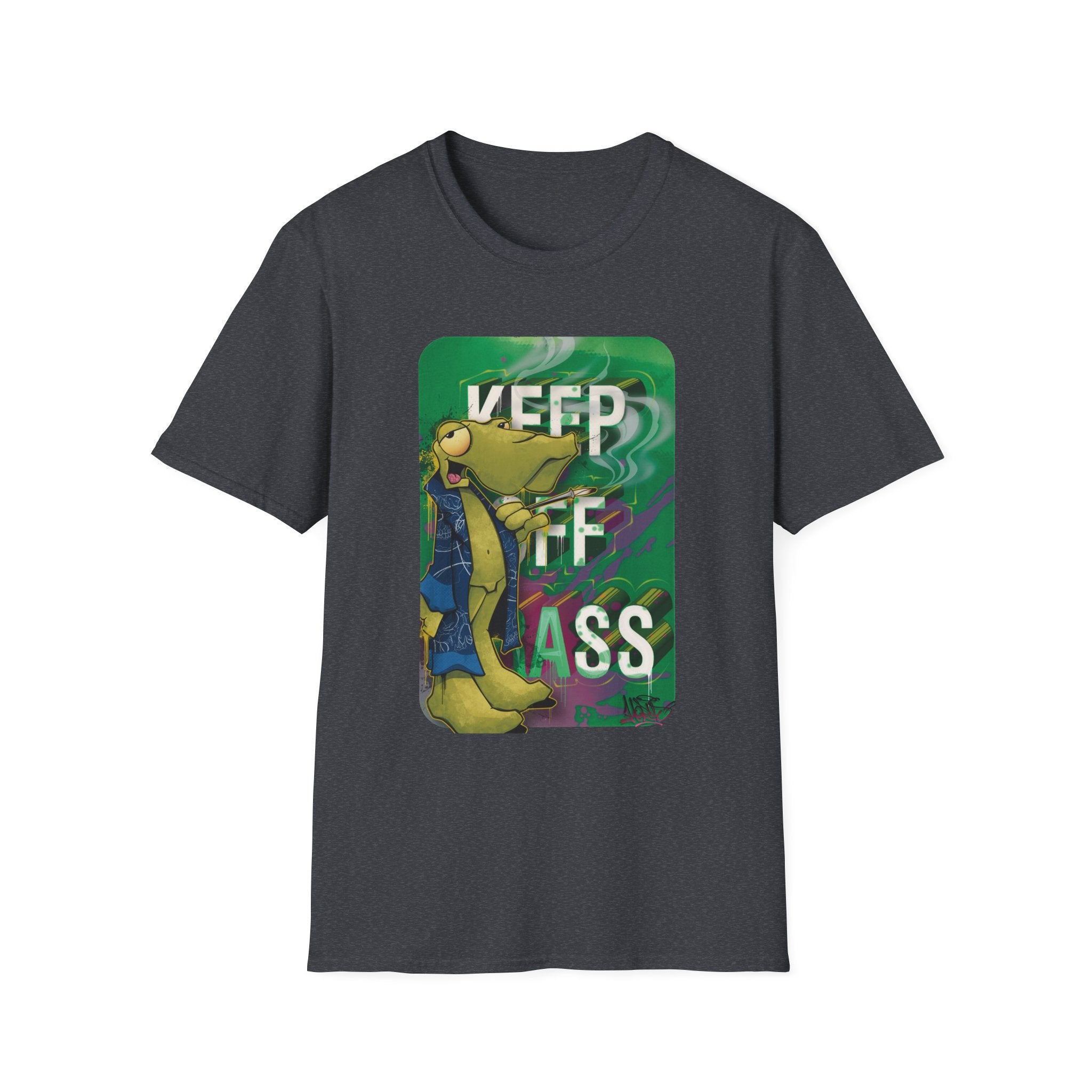 Cool Vibe Unisex Softstyle T-Shirt - 'Keep It Grass' Graphic Tee S / Daisy