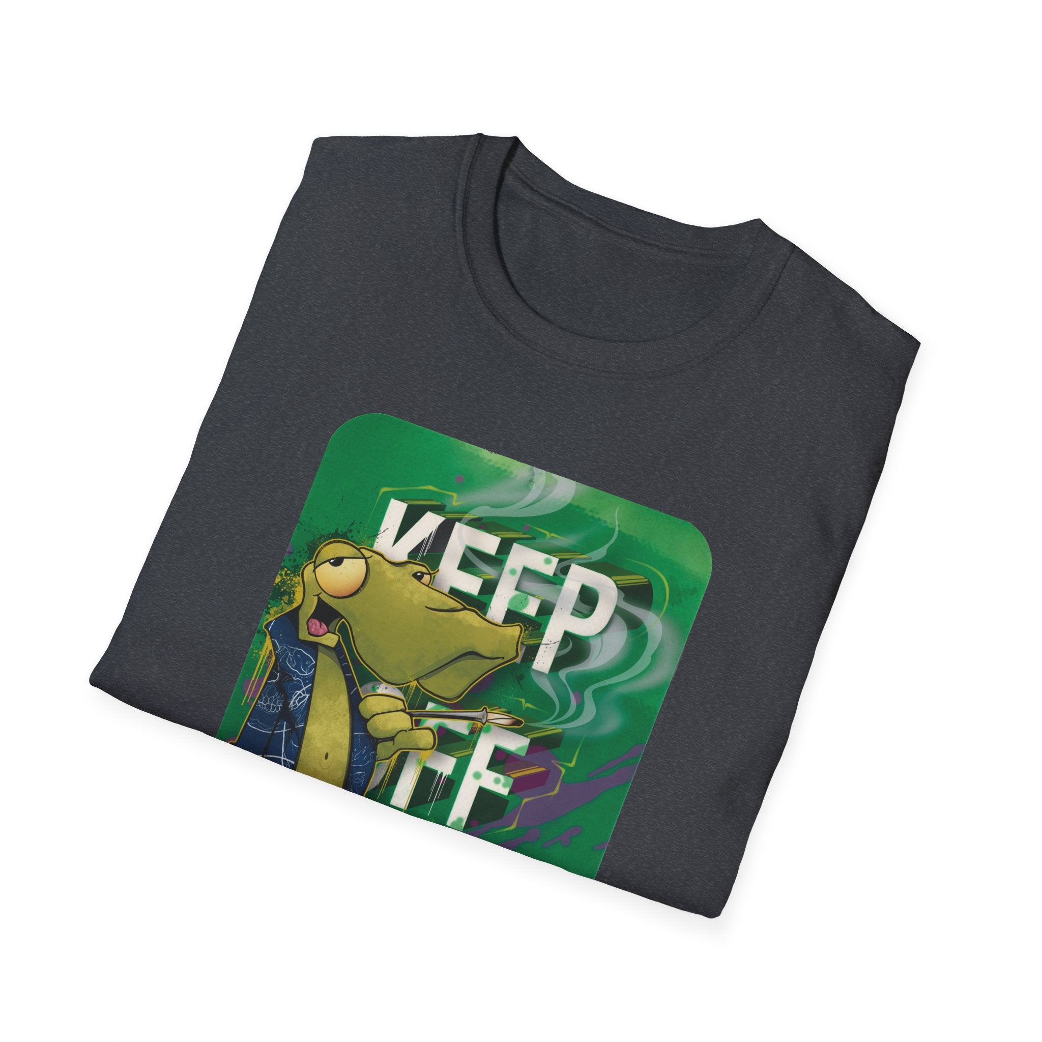 Cool Vibe Unisex Softstyle T-Shirt - 'Keep It Grass' Graphic Tee S / Daisy