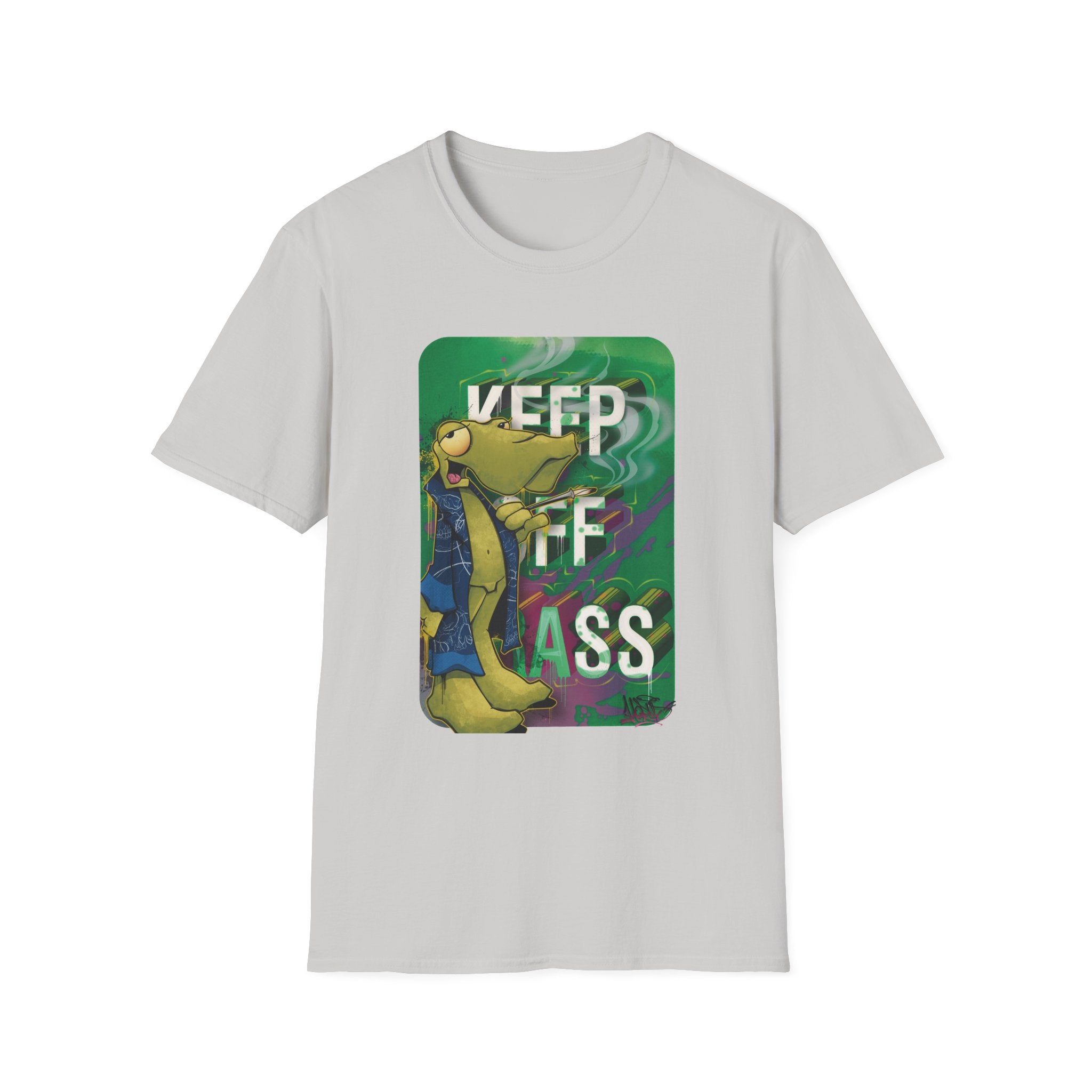 Cool Vibe Unisex Softstyle T-Shirt - 'Keep It Grass' Graphic Tee S / Daisy