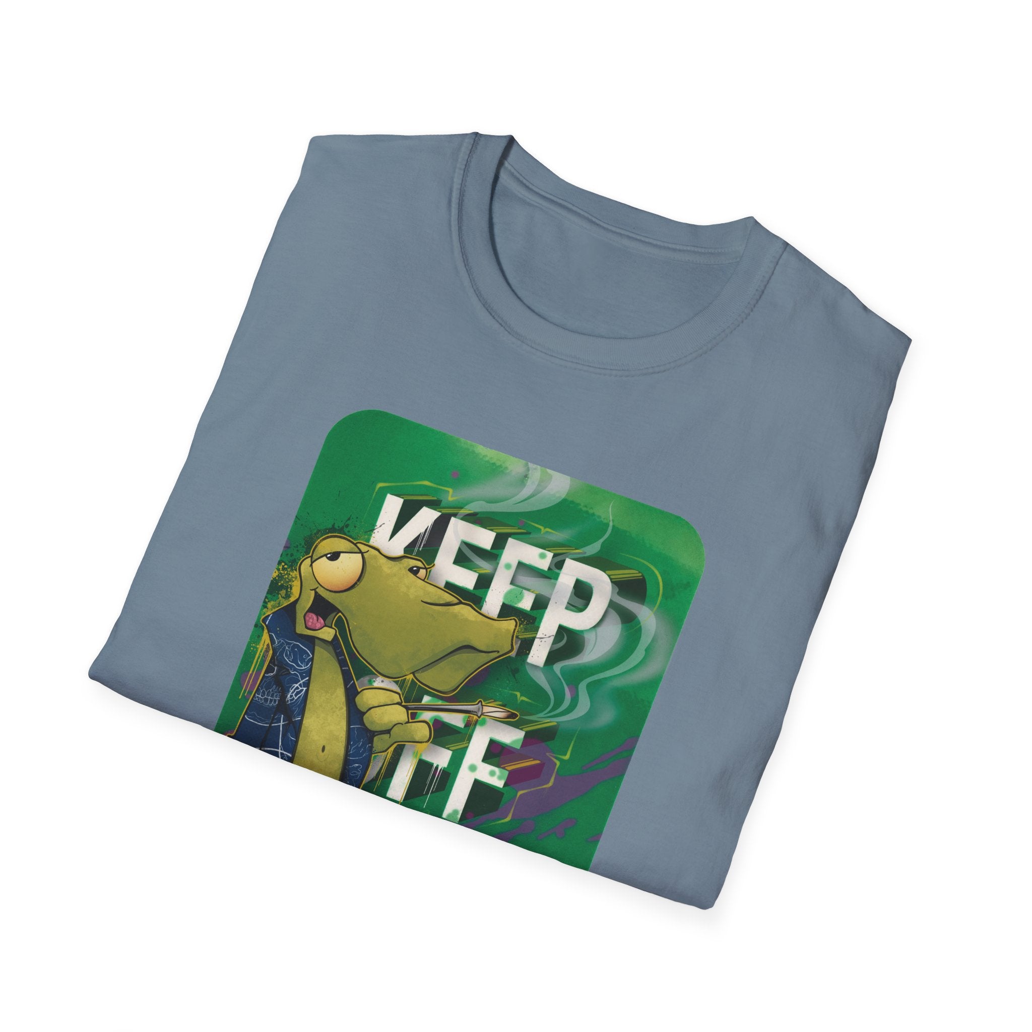 Cool Vibe Unisex Softstyle T-Shirt - 'Keep It Grass' Graphic Tee S / Daisy