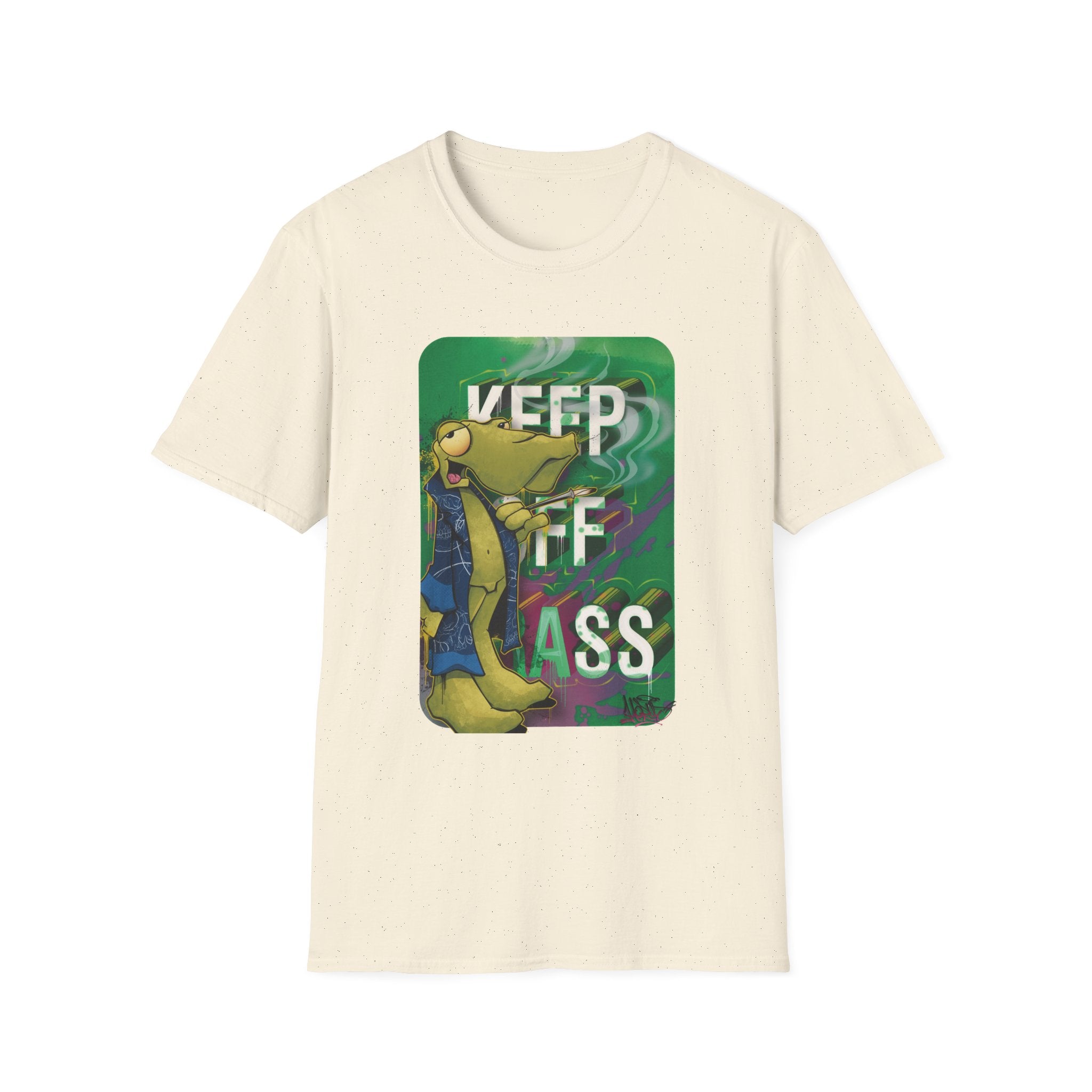 Cool Vibe Unisex Softstyle T-Shirt - 'Keep It Grass' Graphic Tee S / Daisy