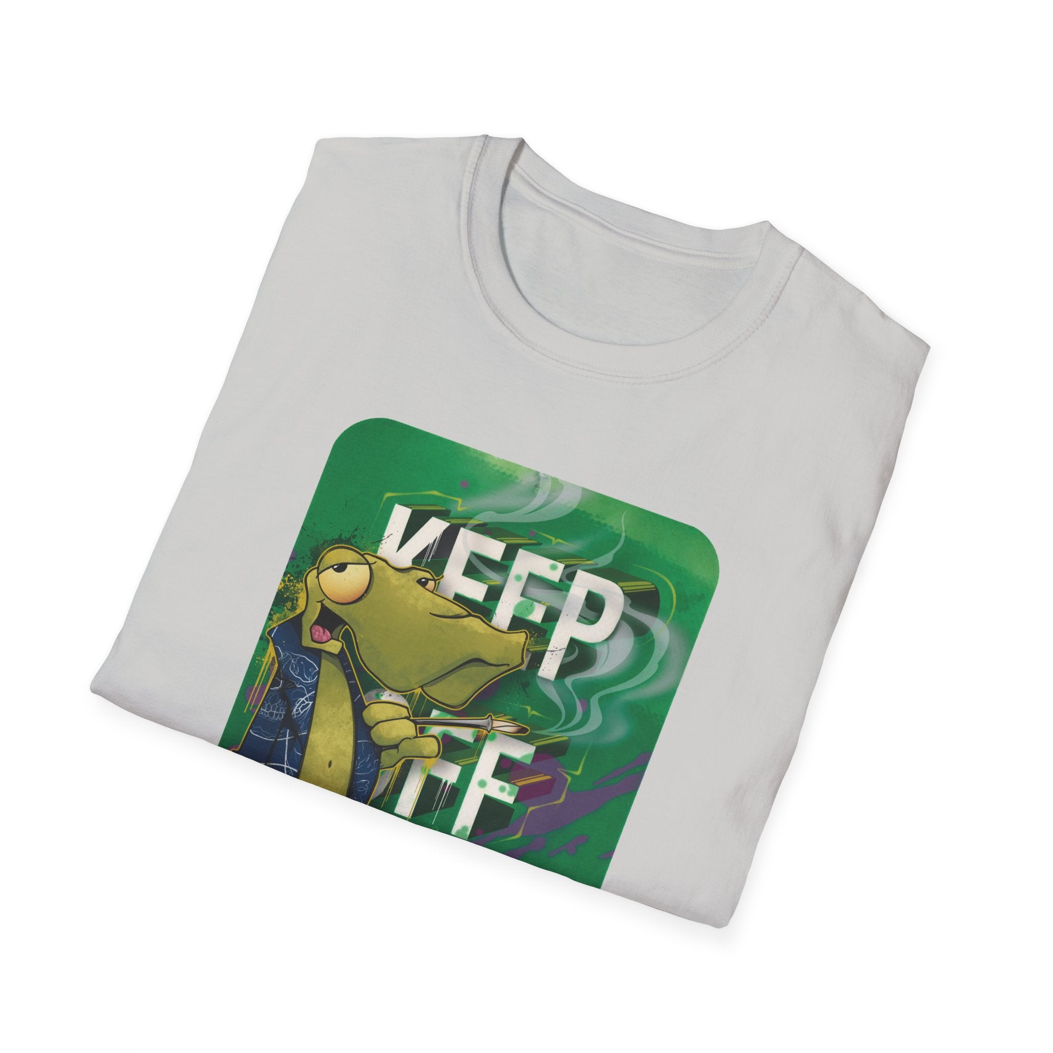 Cool Vibe Unisex Softstyle T-Shirt - 'Keep It Grass' Graphic Tee S / Daisy