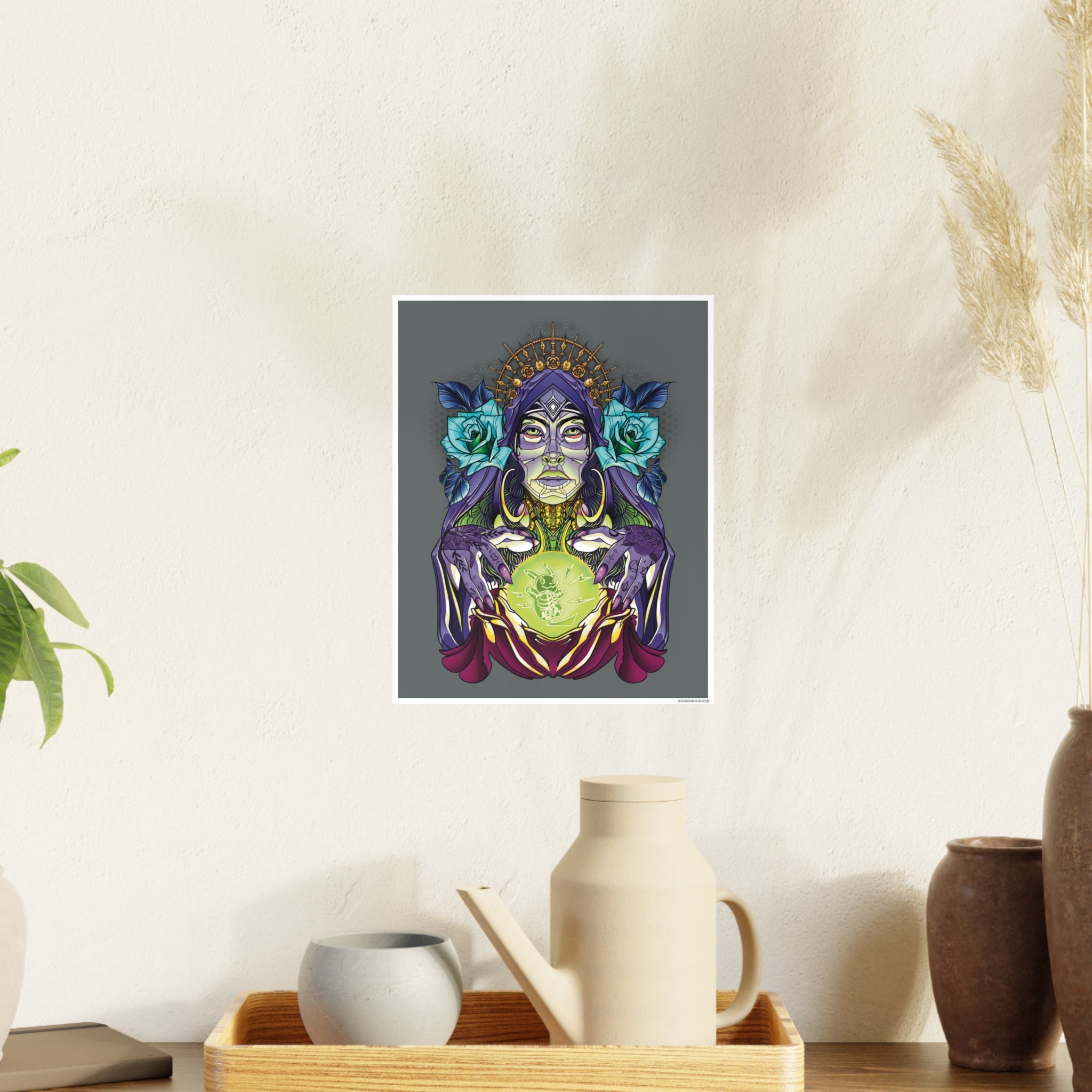 Pondering the orb 11″ x 14″ (Vertical) / Satin