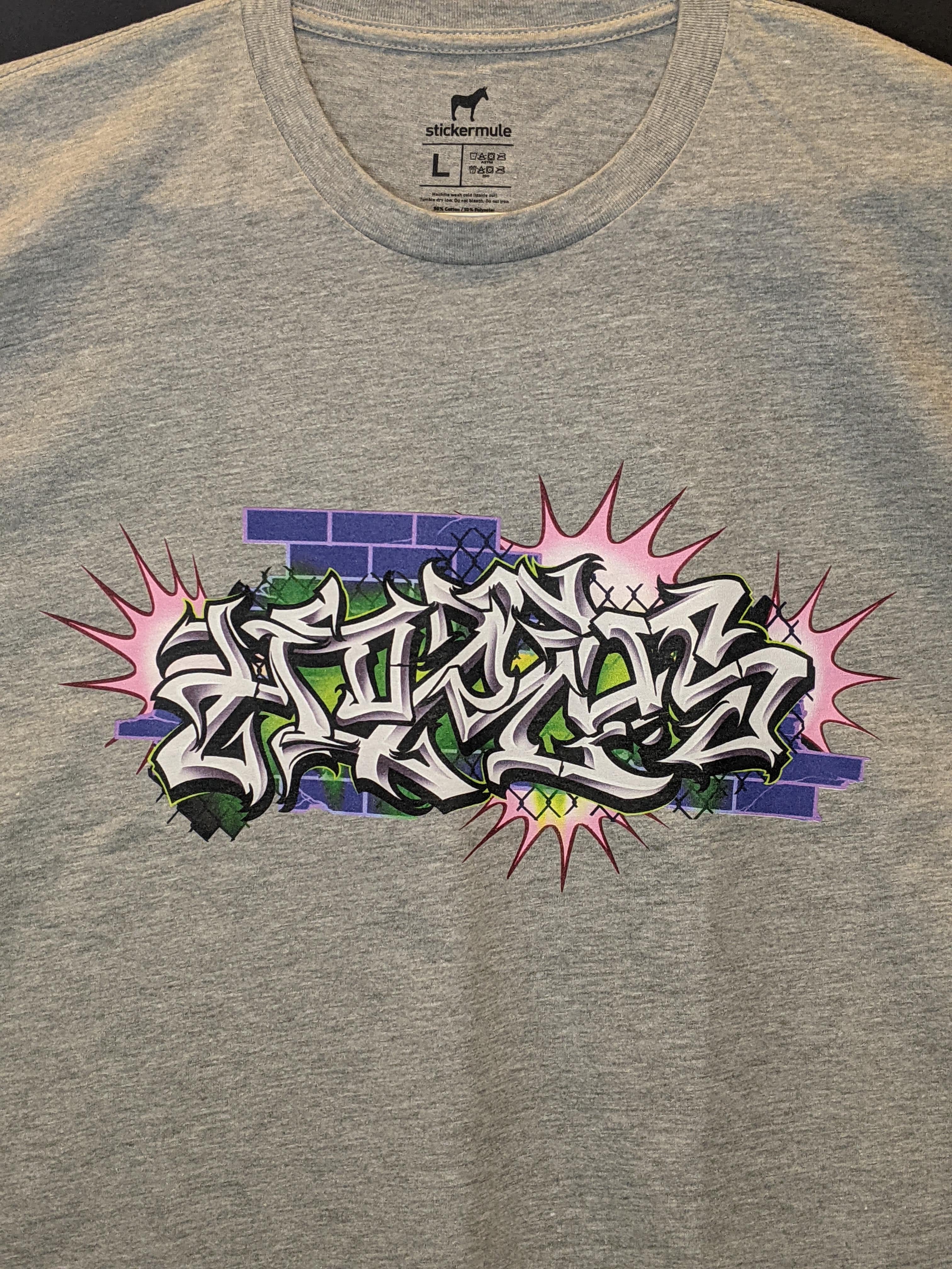 V3 Horus ‘bevel graff’ t-shirt Small
