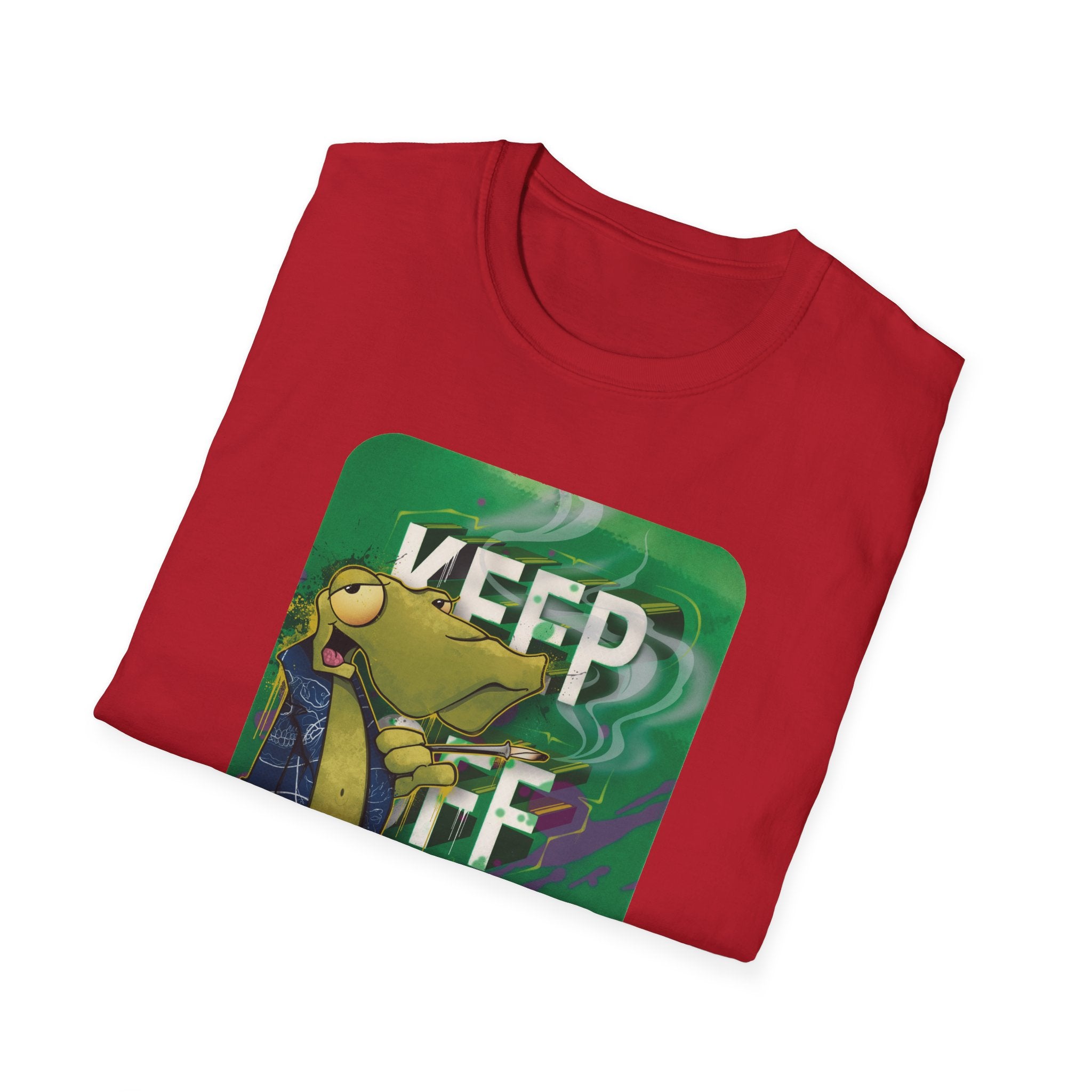 Cool Vibe Unisex Softstyle T-Shirt - 'Keep It Grass' Graphic Tee S / Daisy