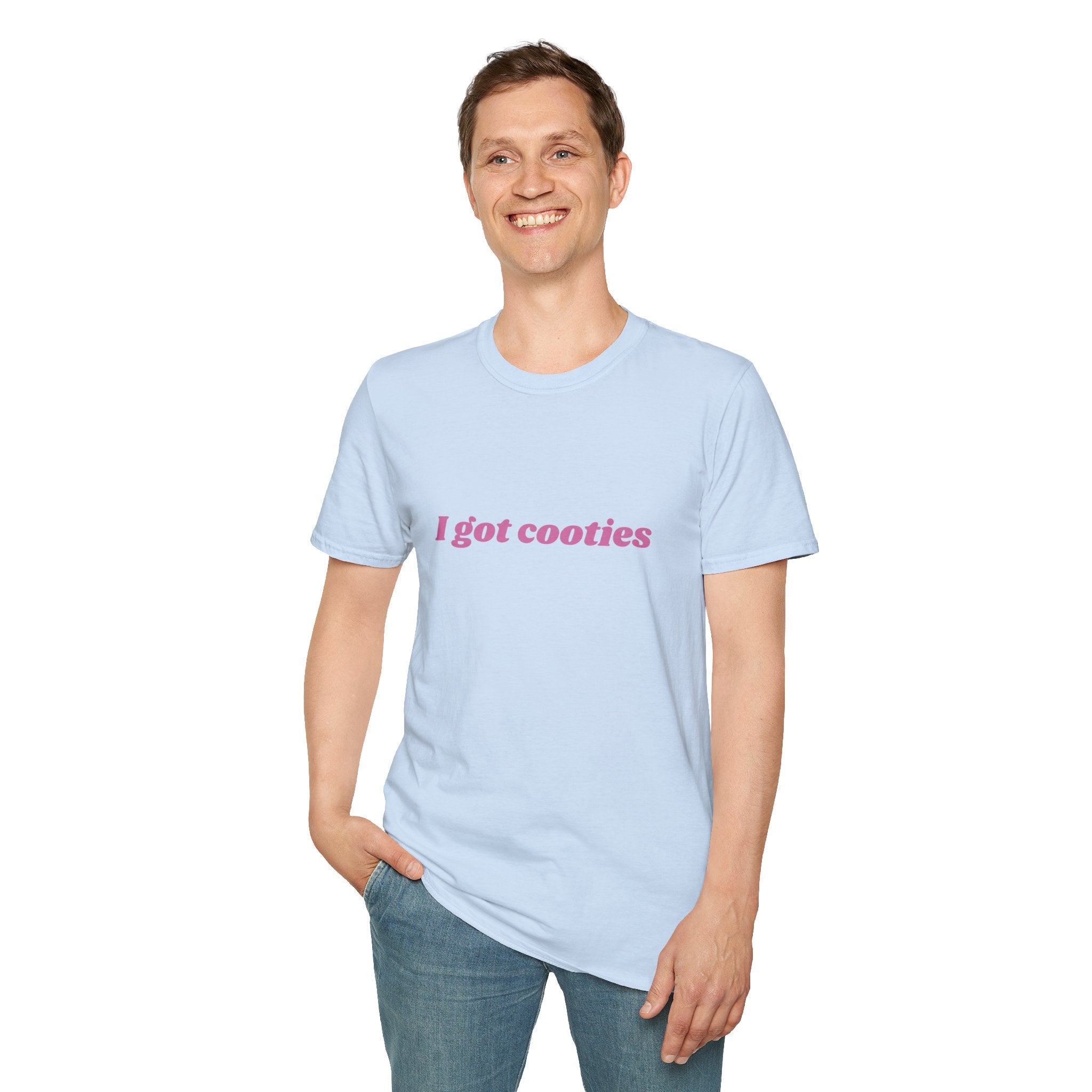 I got cooties - retro Softstyle T-Shirt Light Blue / S
