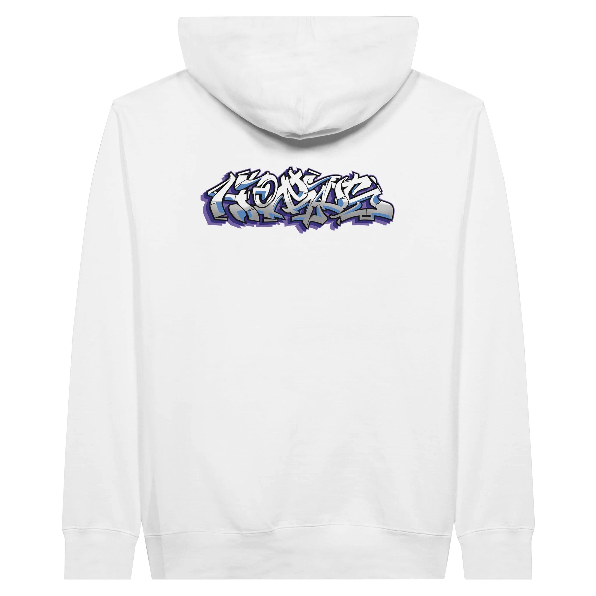 Horus “Triple Drops” graffiti hoodie White / S