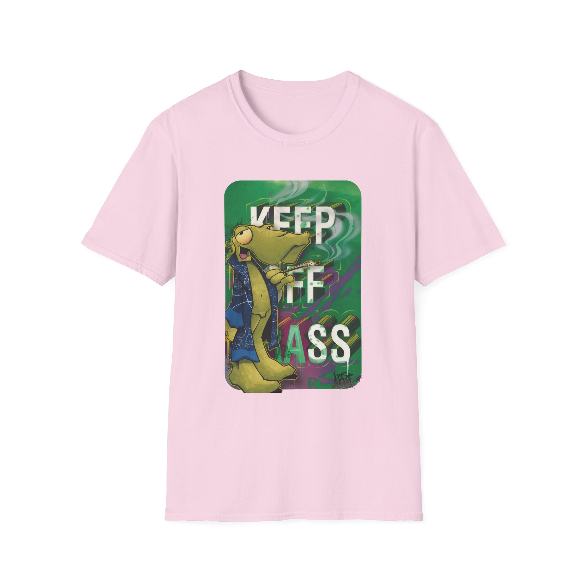 Cool Vibe Unisex Softstyle T-Shirt - 'Keep It Grass' Graphic Tee S / Daisy