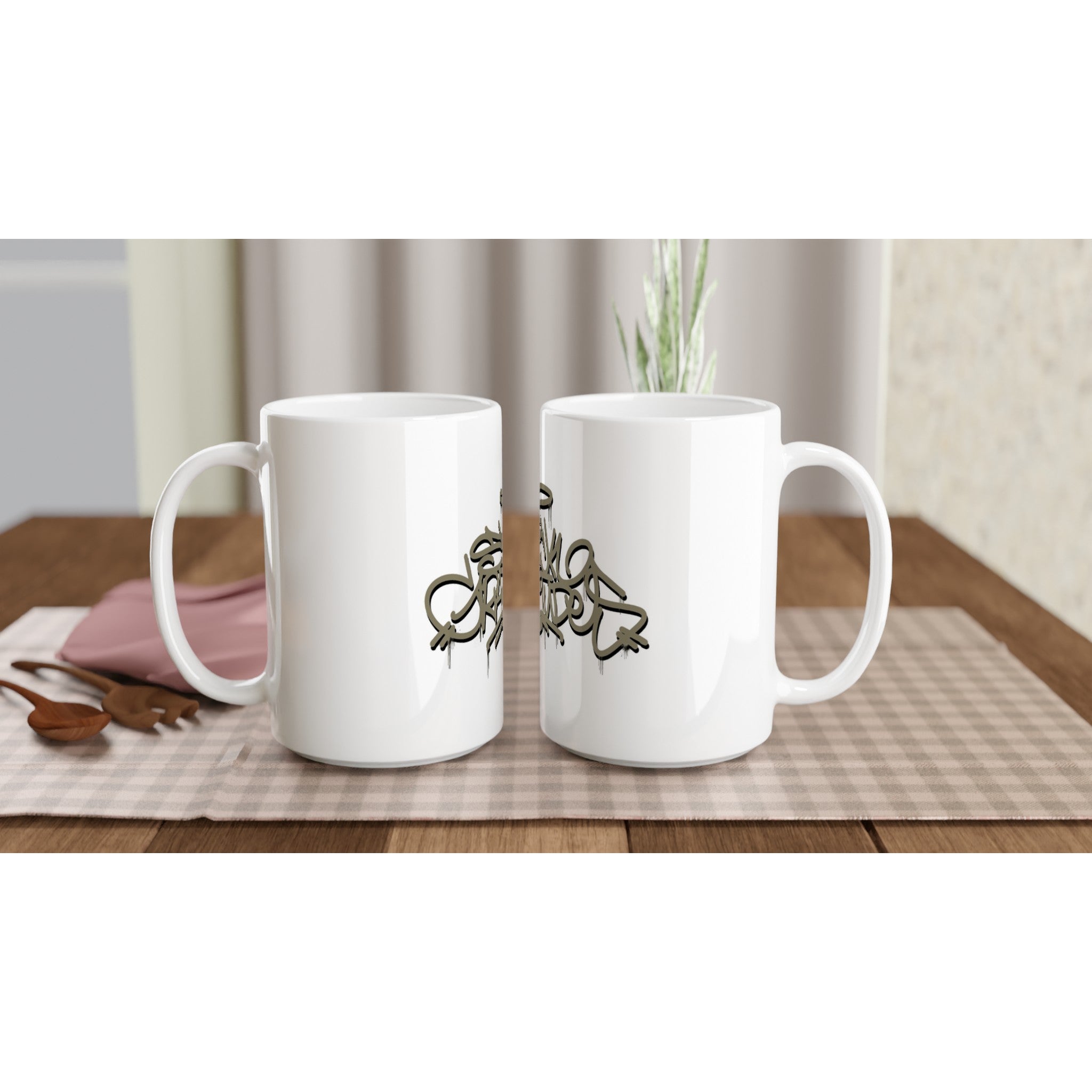 Stack Gratitudes (MTO) 
 White 15oz Ceramic Mug Default Title