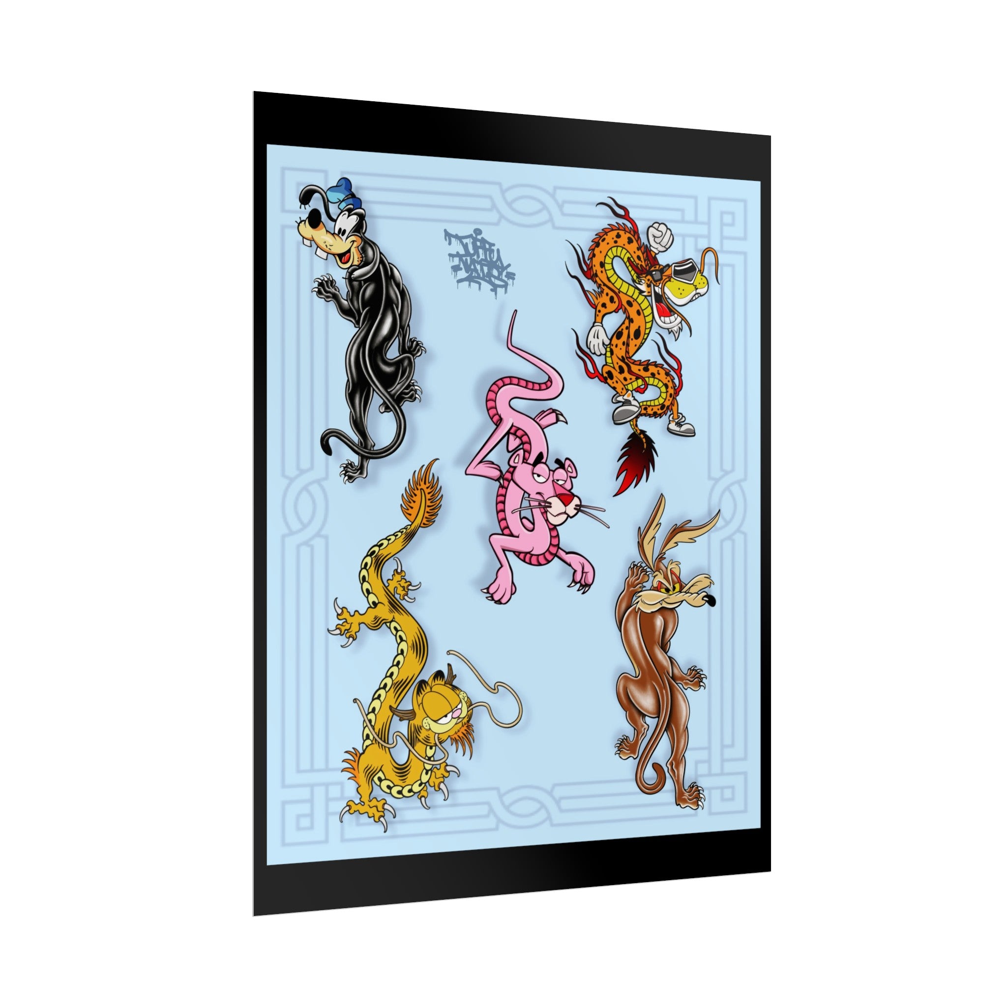 Mashup Dragons 11″ x 14″ (Vertical) / Semi Glossy