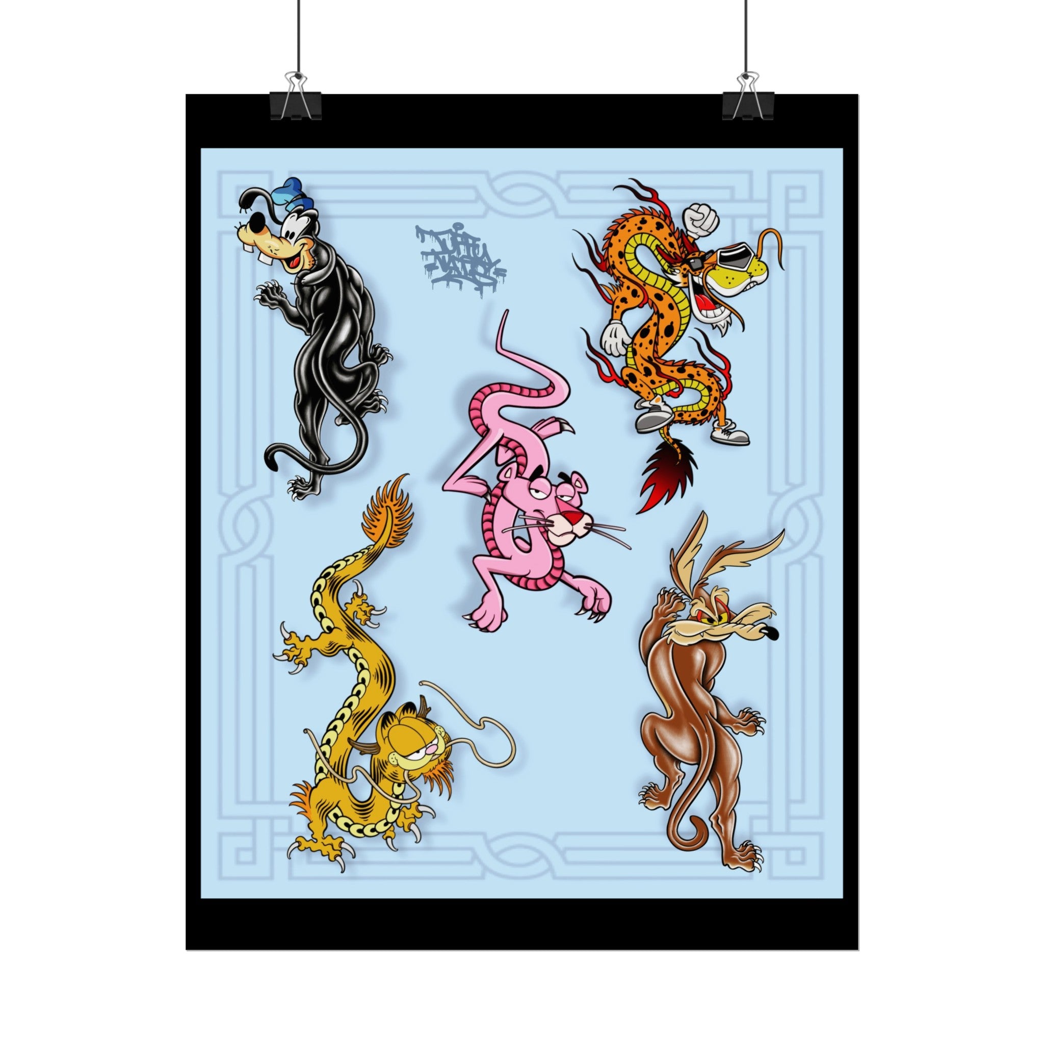 Mashup Dragons 11″ x 14″ (Vertical) / Semi Glossy