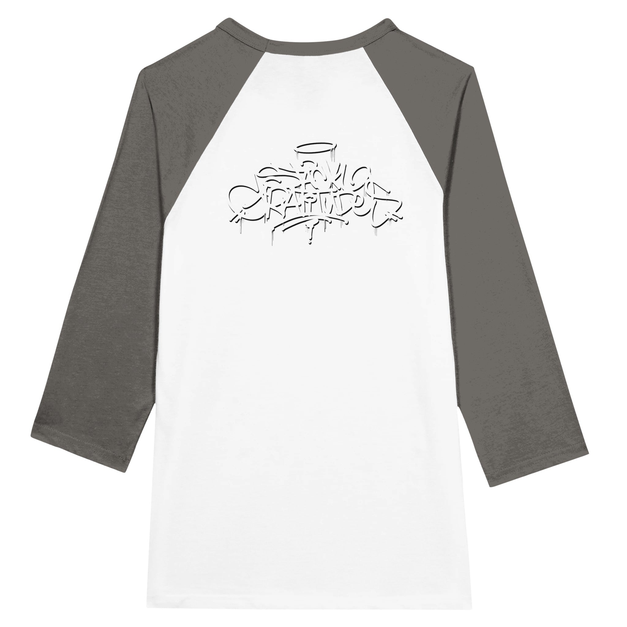 Stack Gratitudes (MTO) 
 Unisex 3/4 sleeve Raglan T-shirt S / Black and Red