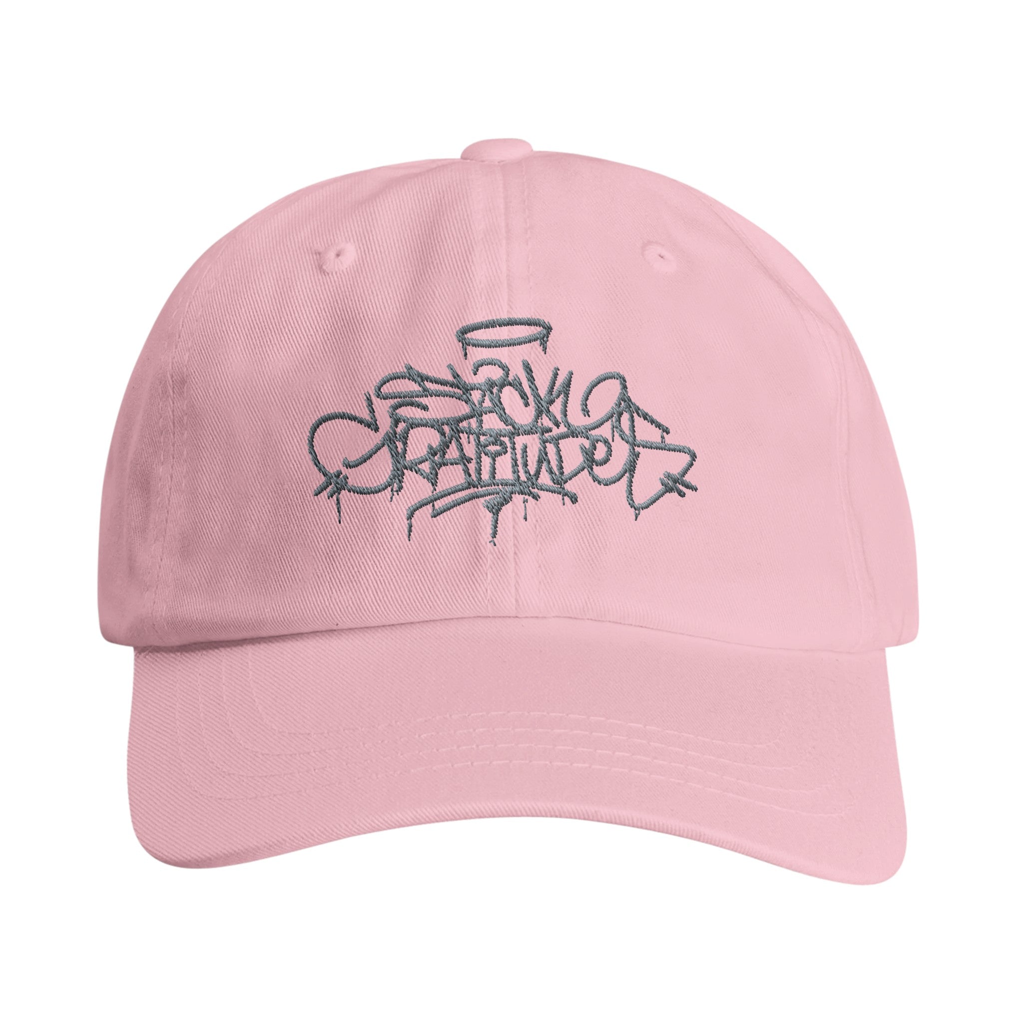 Low-Profile Cotton Cap | Stack Gratitudes Pink