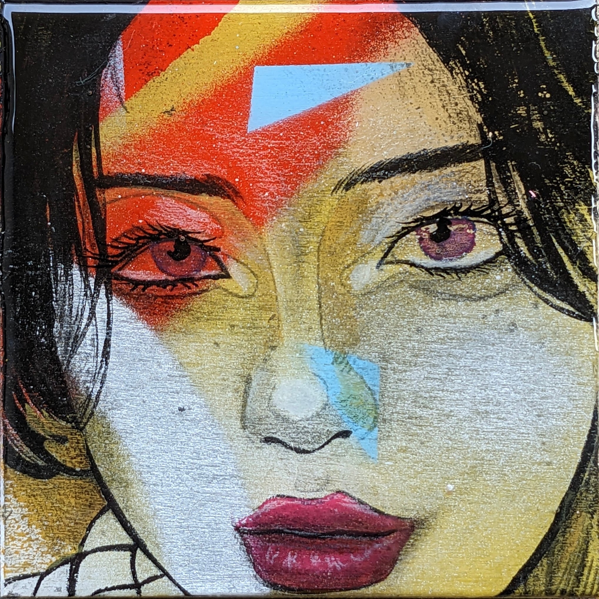 Summer faces coaster set. Default Title