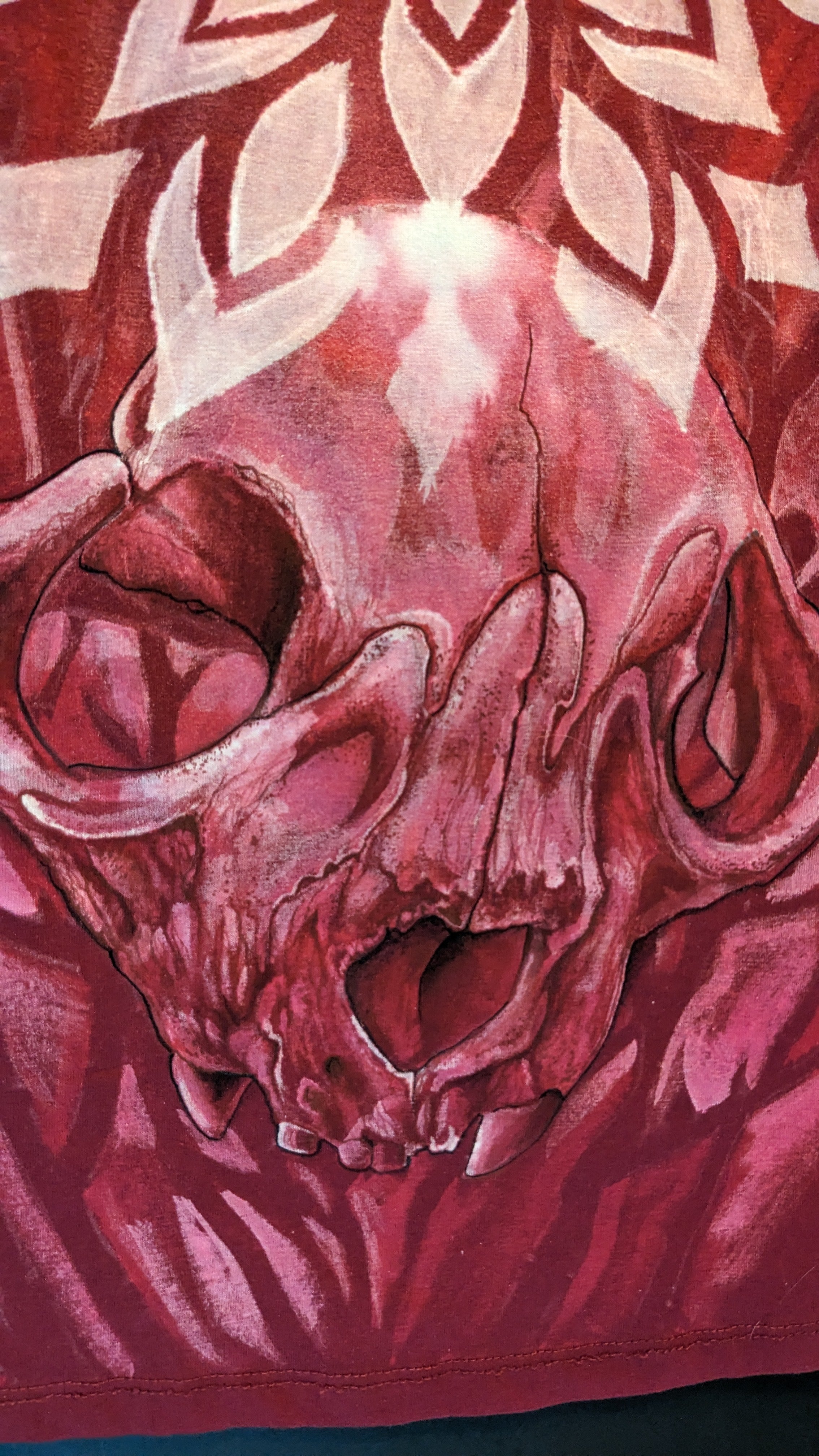 Skull/mandala ladies bleach tee Default Title