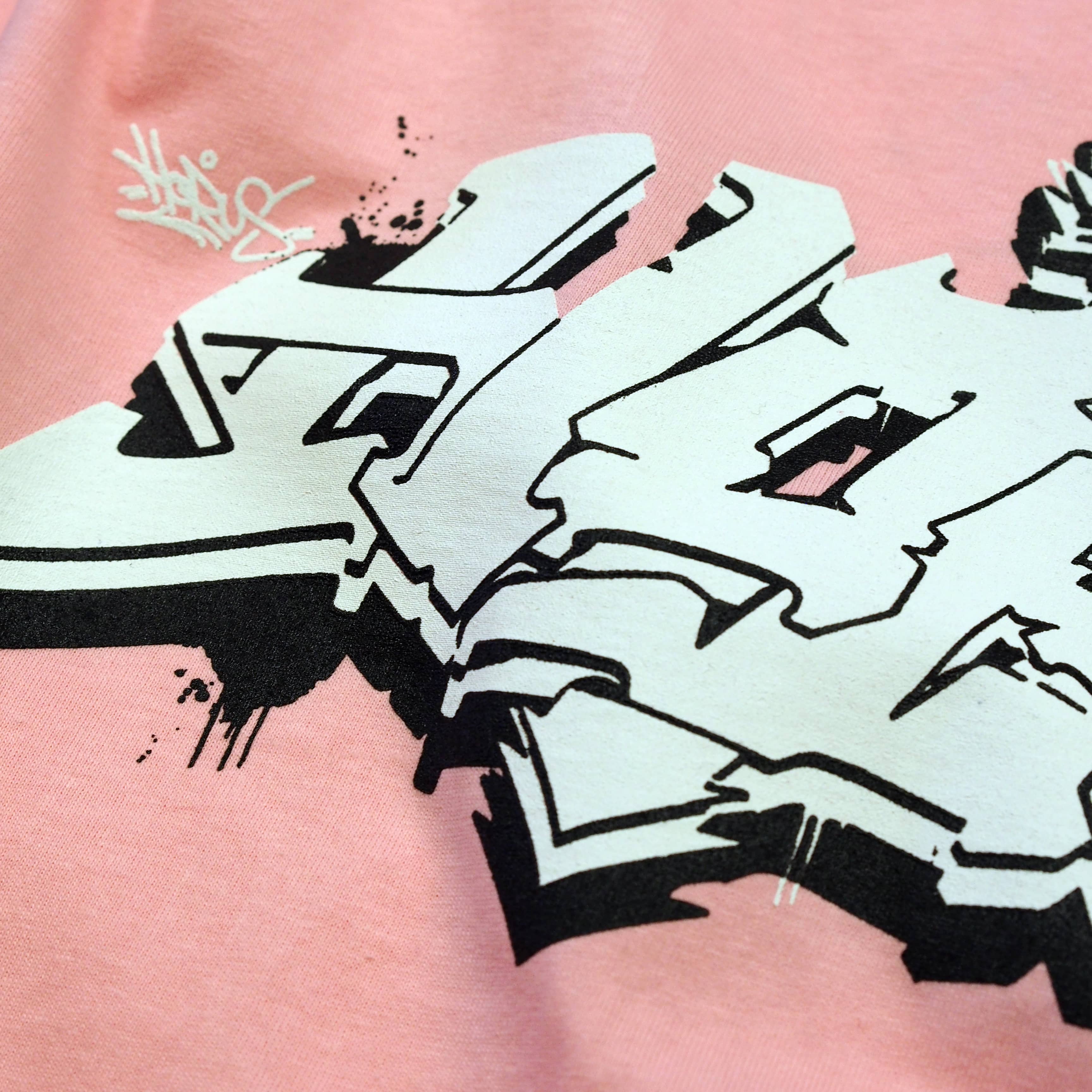 Stack Gratitudes tee (2021) Small / Pink / Mens