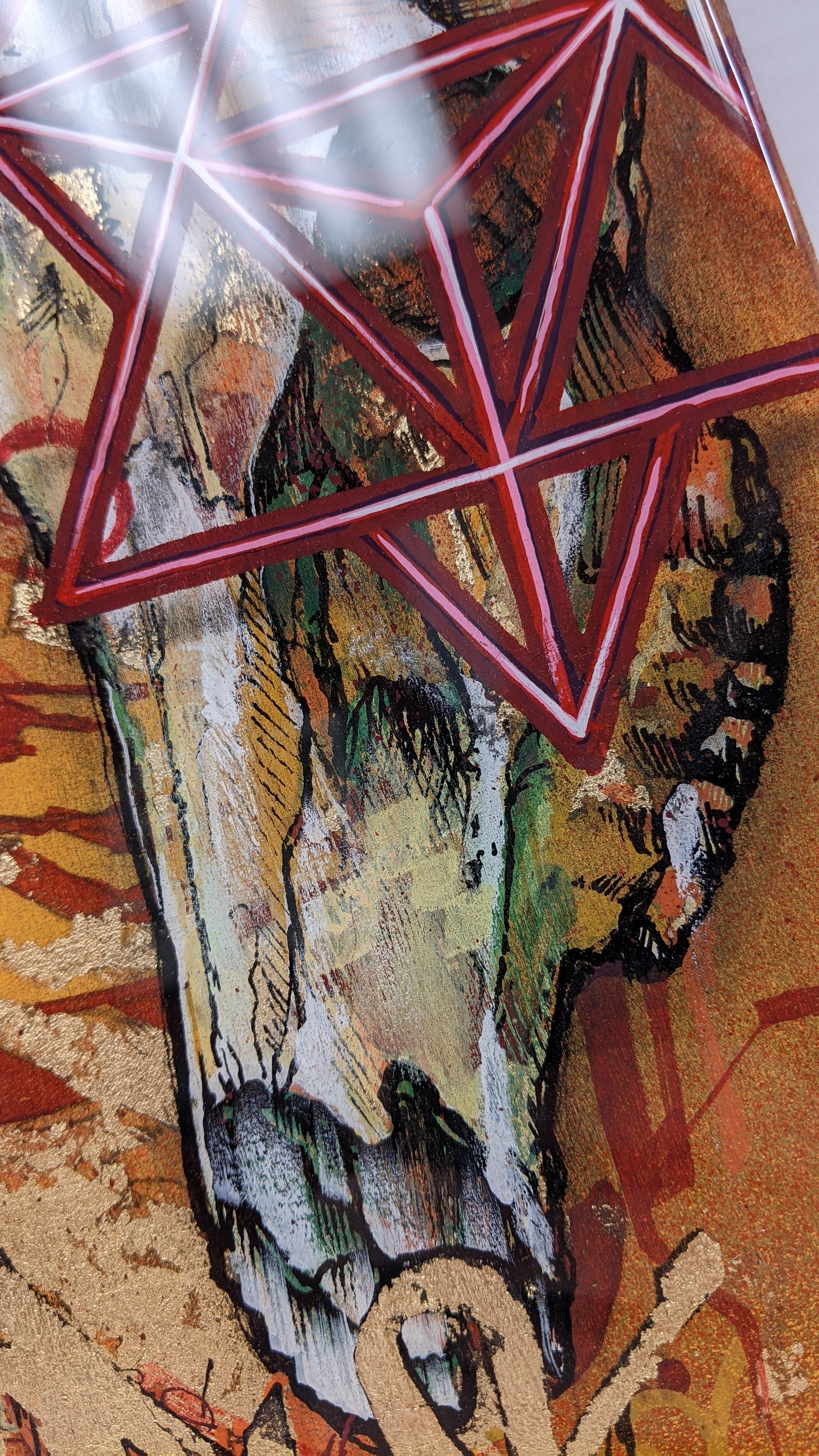 Sacred Geometry/Deer skull -Horus Default Title