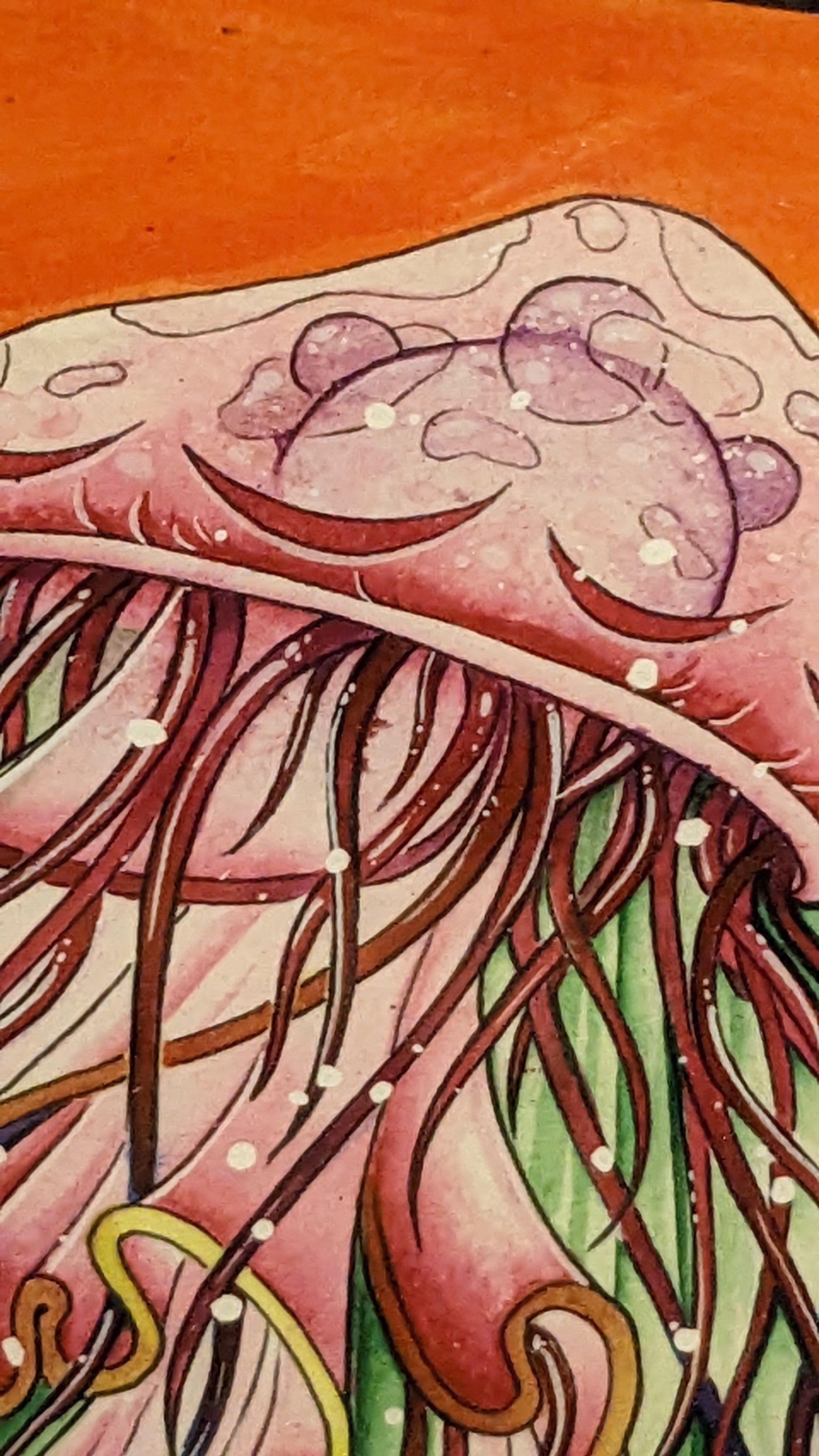 Framed jellyfish (print) Default Title