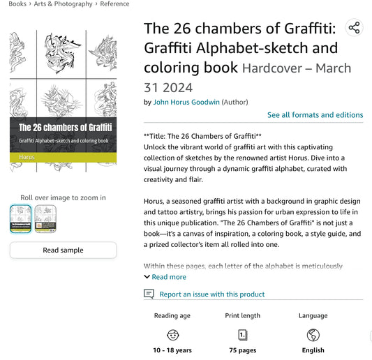 Announcement - Release of "The 26 Chambers of Graffiti" Book