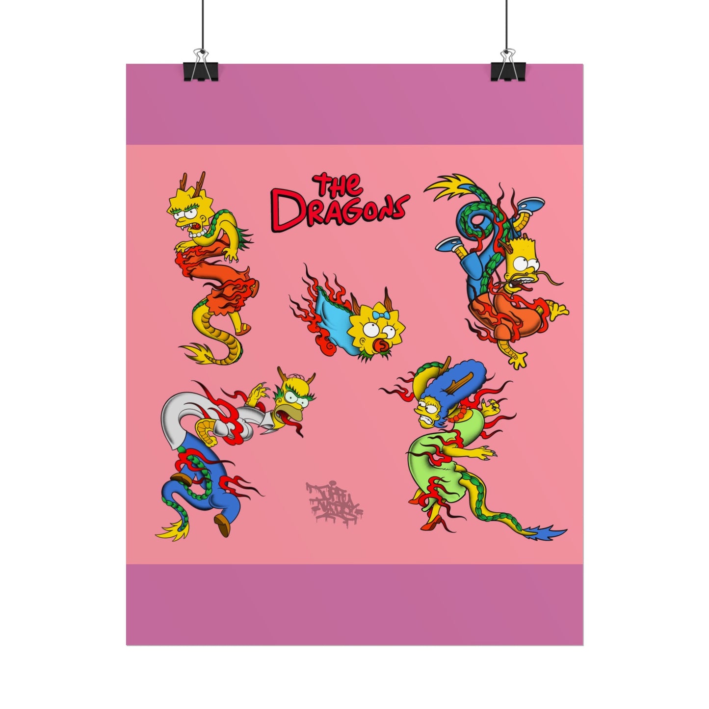 The Simpson’s mashup dragons