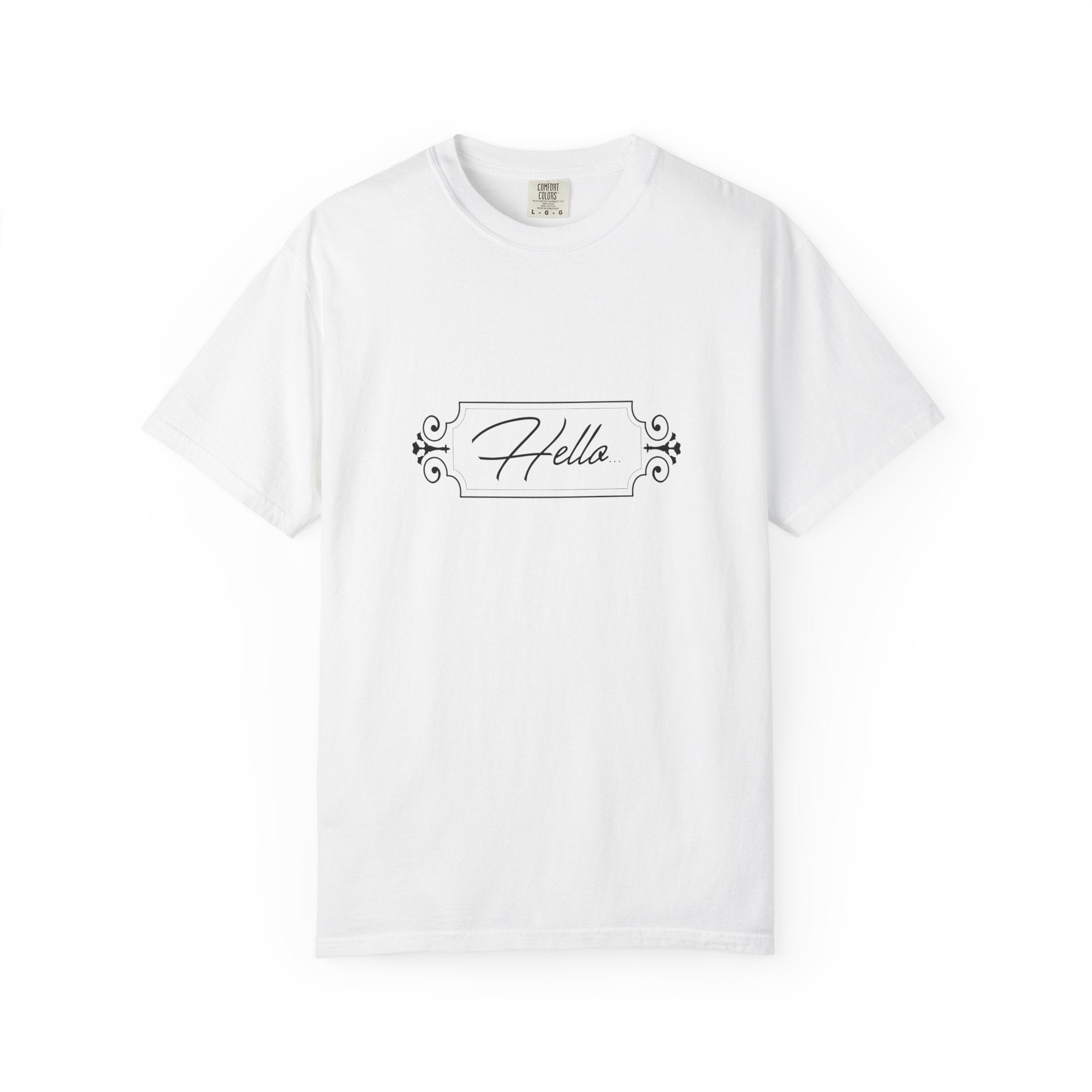 Adult humour- Hello T-Shirt for Everyday Style, Casual Wear, Gifts for Friends, Summer Outfits, Art-Inspired Fashion