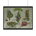 Teenage mutant ninja dragons 14″ x 11″ (Horizontal) / Fine Art 