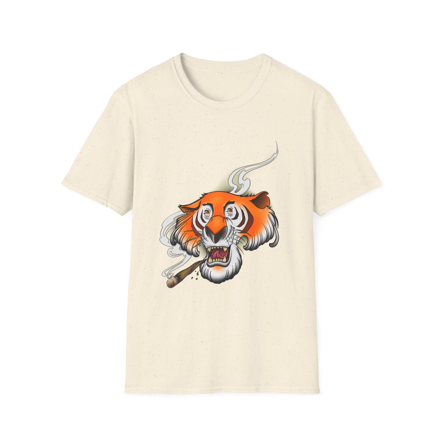 Stoney the Tiger - retro Softstyle T-Shirt