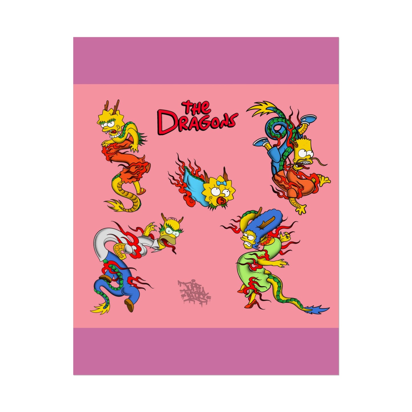 The Simpson’s mashup dragons