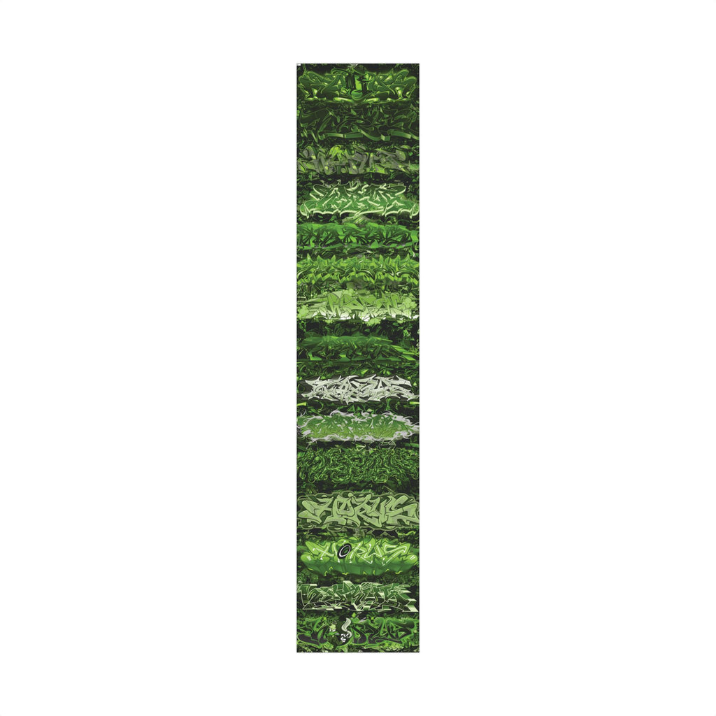 Green Graffiti Gift Wrap Paper — Urban Street Art Wrapping Sheets