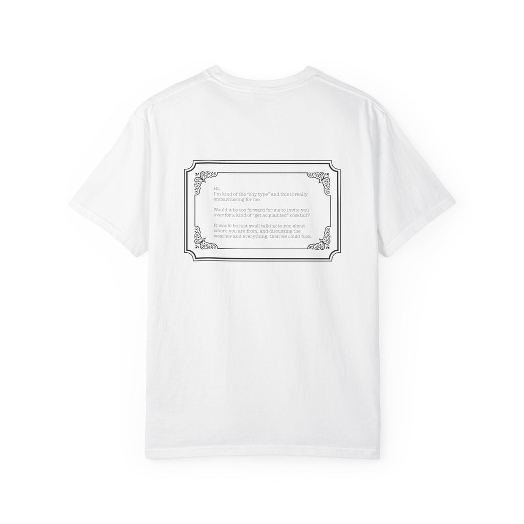 Adult humour- Hello T-Shirt for Everyday Style, Casual Wear, Gifts for Friends, Summer Outfits, Art-Inspired Fashion