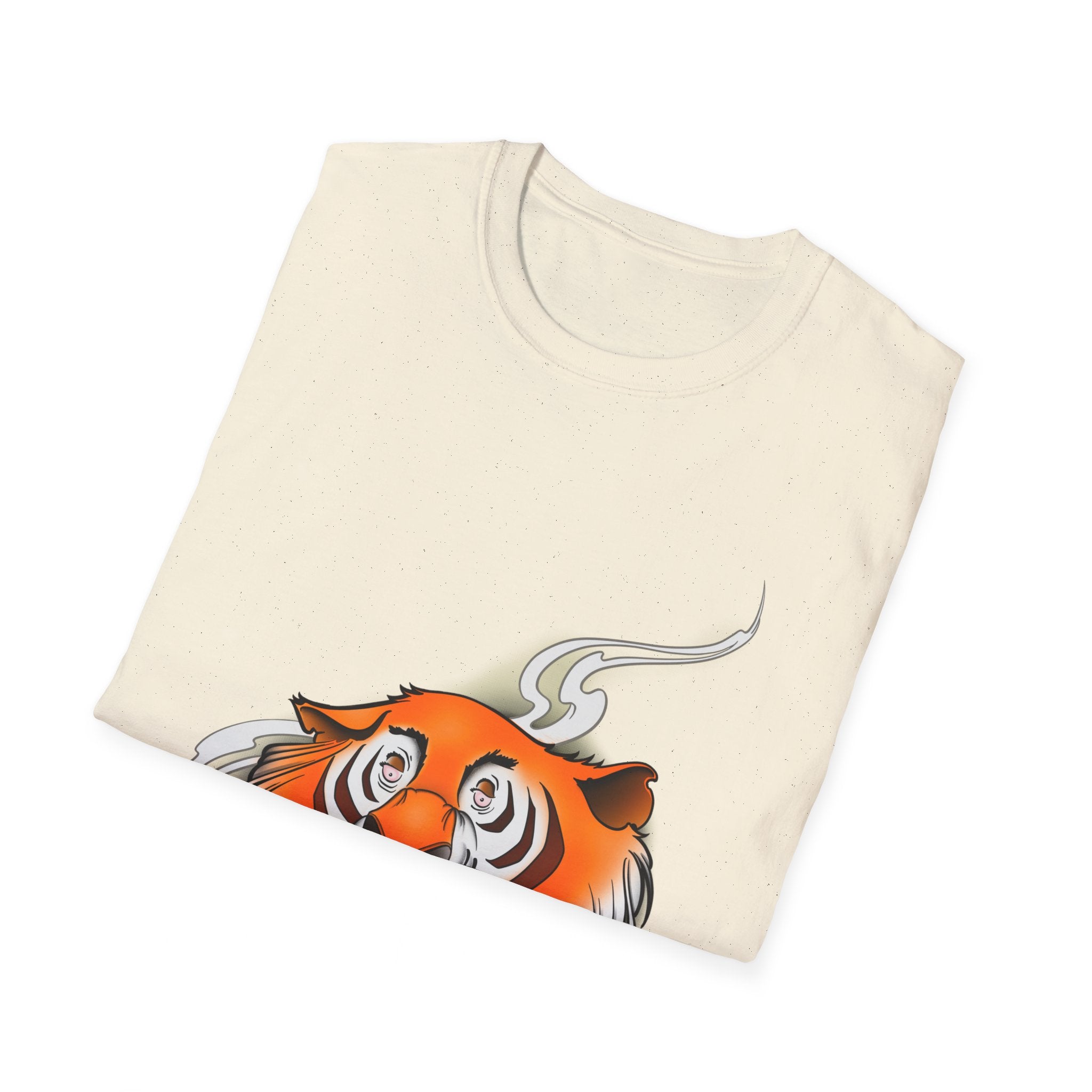 Stoney the Tiger - retro Softstyle T-Shirt