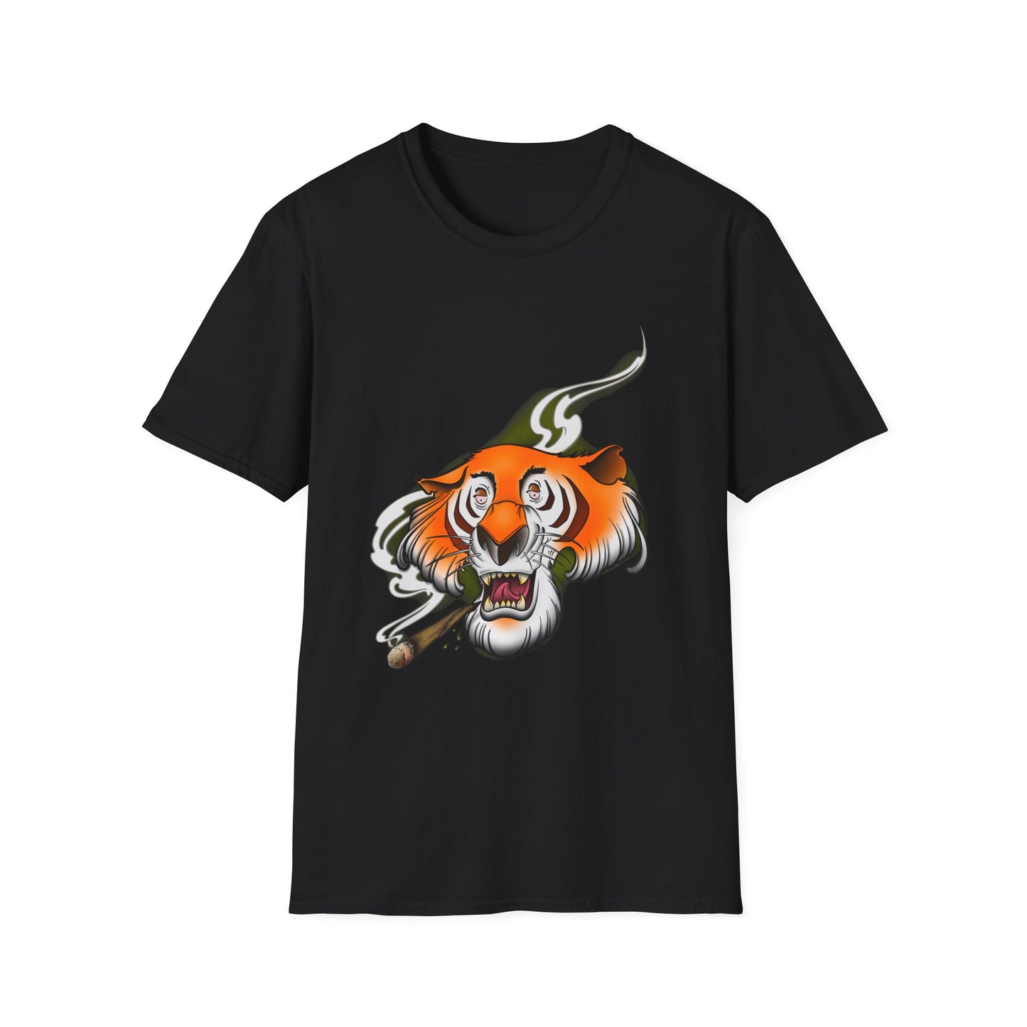 Stoney the Tiger - retro Softstyle T-Shirt