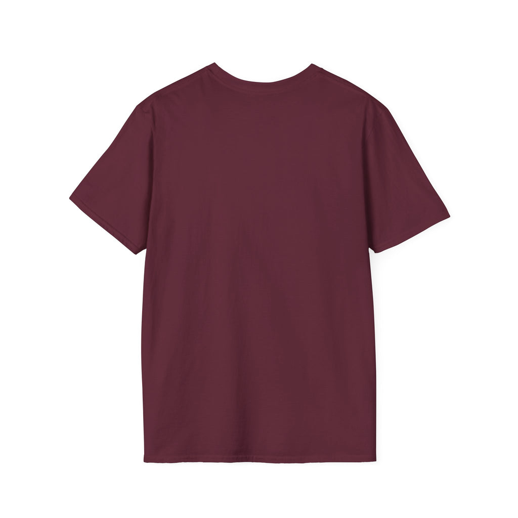 Caution Coyote Unisex Softstyle T-Shirt - Fun Graphic Tee for Animal Lovers