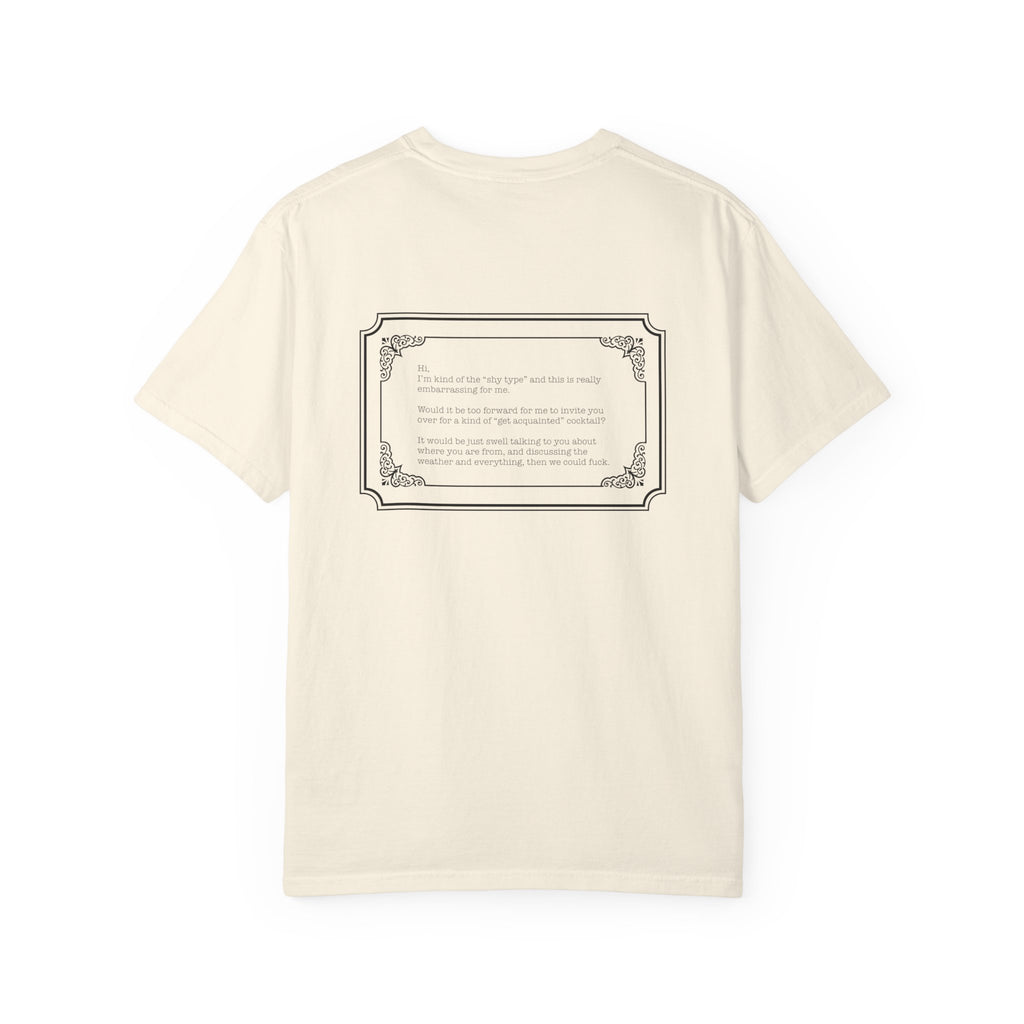 Adult humour- Hello T-Shirt for Everyday Style, Casual Wear, Gifts for Friends, Summer Outfits, Art-Inspired Fashion