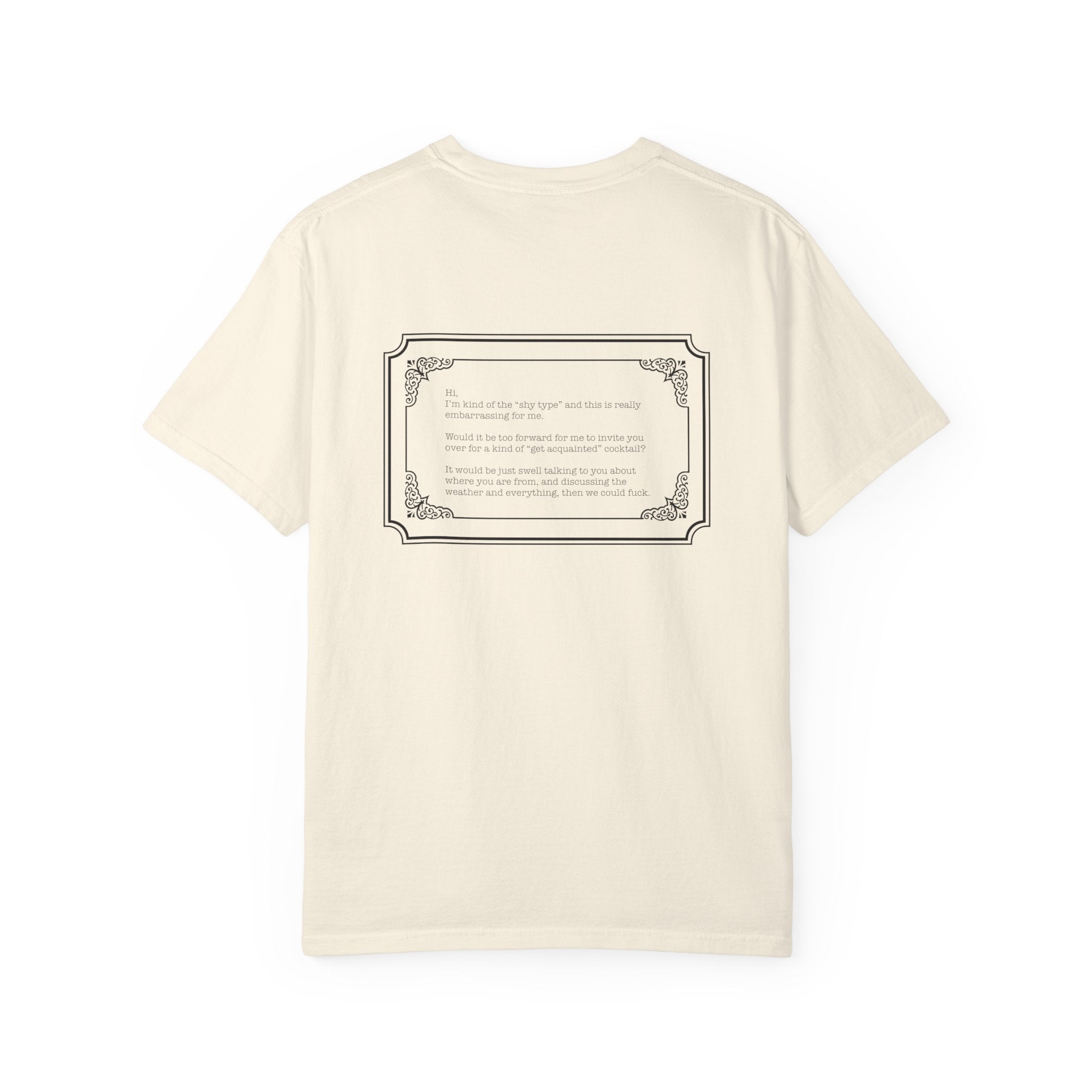 Adult humour- Hello T-Shirt for Everyday Style, Casual Wear, Gifts for Friends, Summer Outfits, Art-Inspired Fashion
