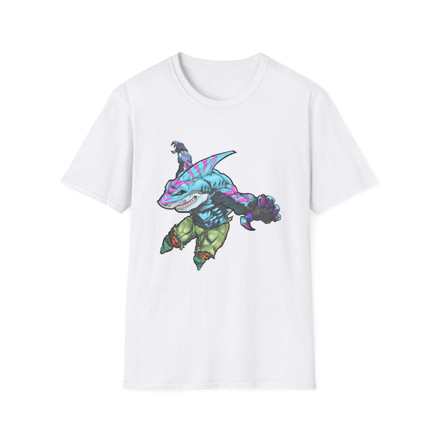 Street shark - retro Softstyle T-Shirt