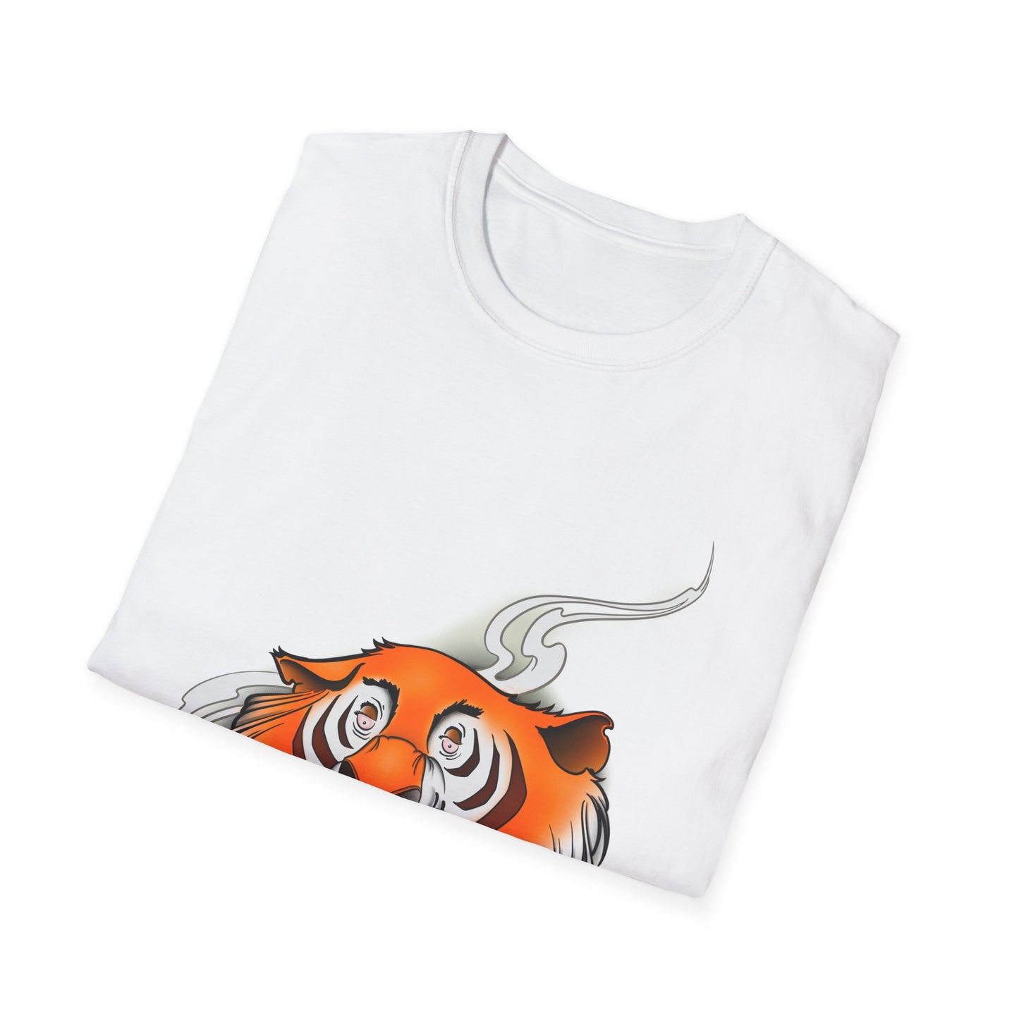 Stoney the Tiger - retro Softstyle T-Shirt