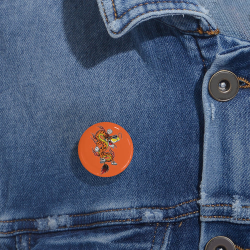 **Chester Cheetah Dragon Round Button**