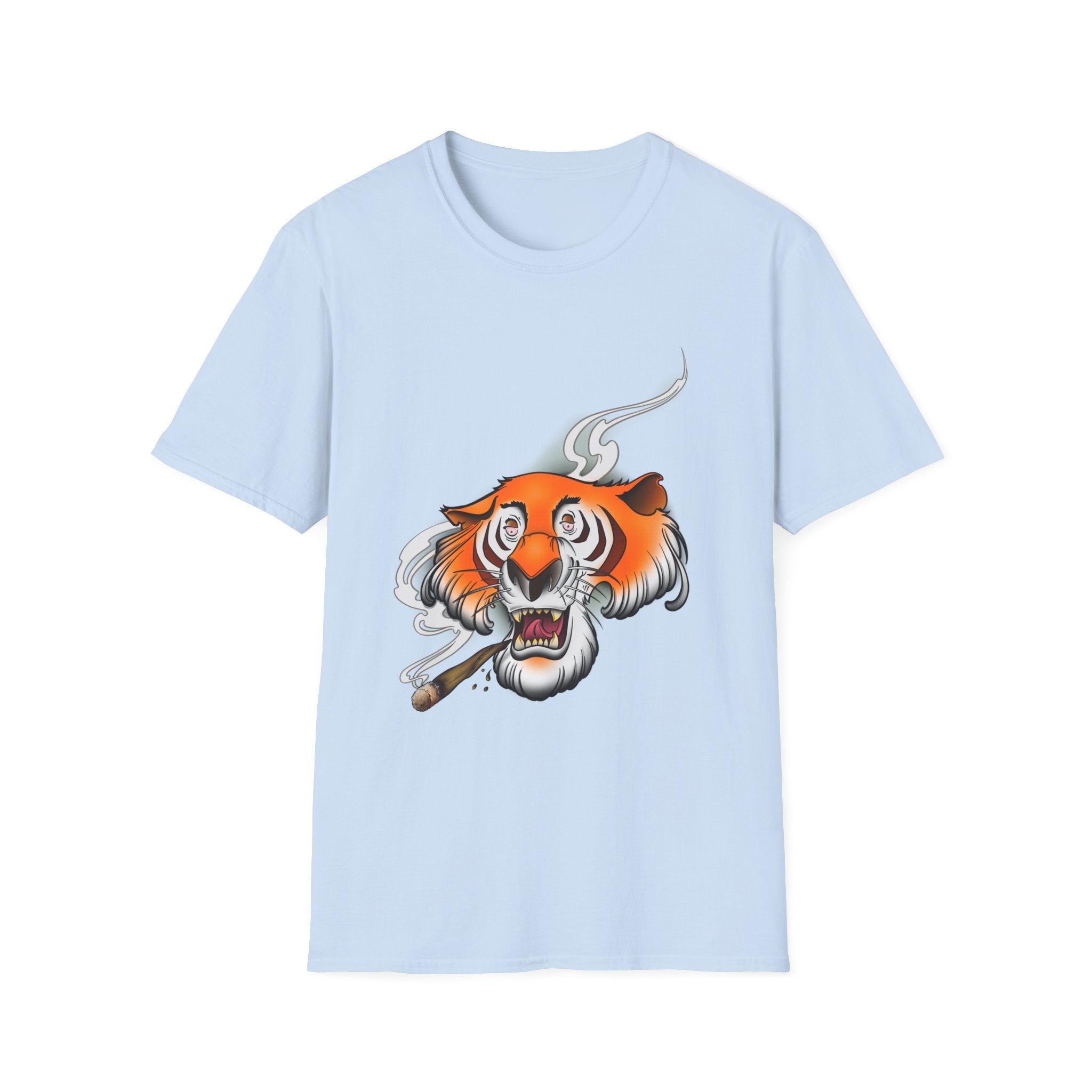 Stoney the Tiger - retro Softstyle T-Shirt