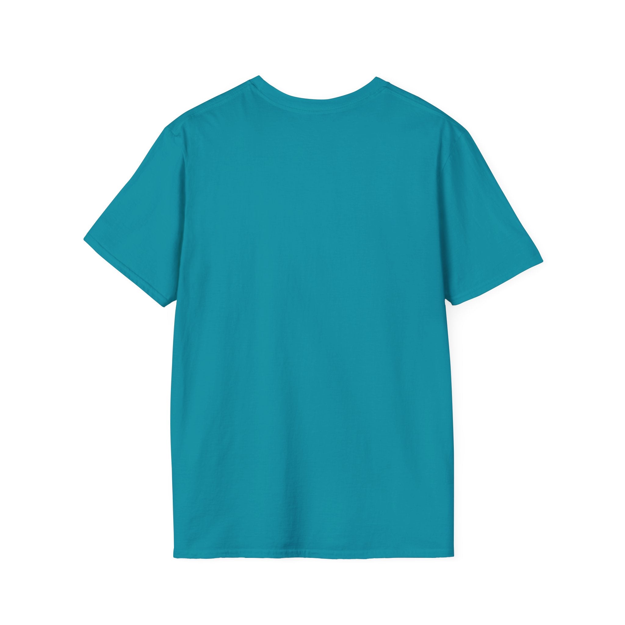 Caution Coyote Unisex Softstyle T-Shirt - Fun Graphic Tee for Animal Lovers