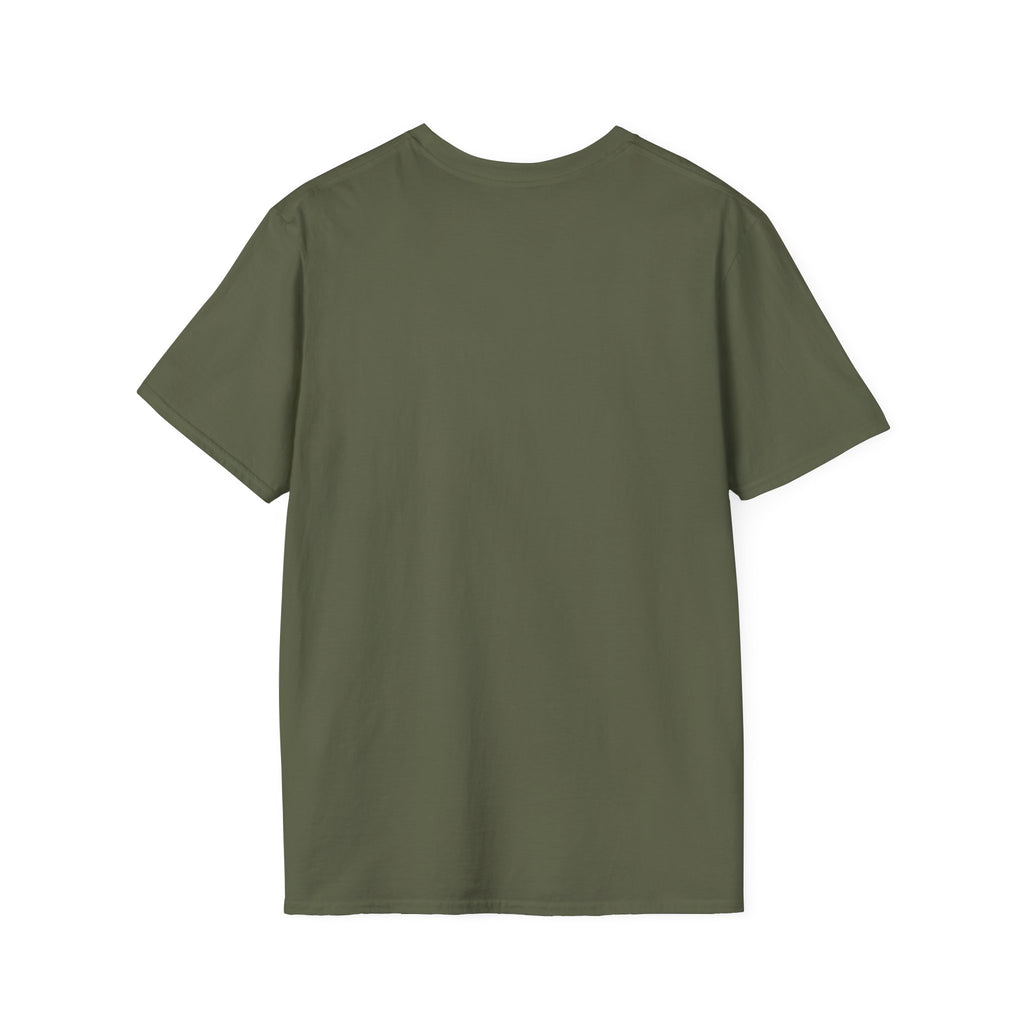 Caution Coyote Unisex Softstyle T-Shirt - Fun Graphic Tee for Animal Lovers