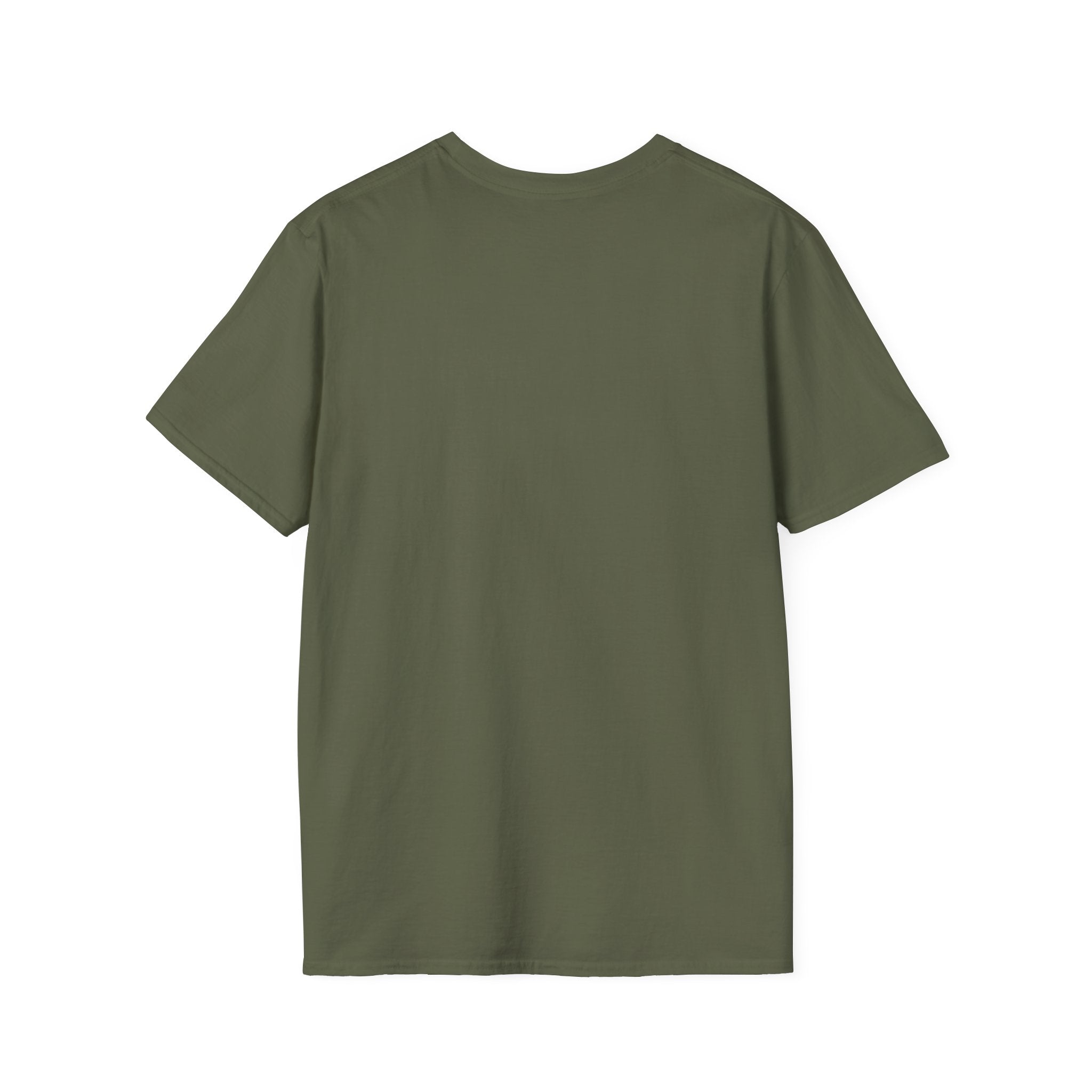 Caution Coyote Unisex Softstyle T-Shirt - Fun Graphic Tee for Animal Lovers