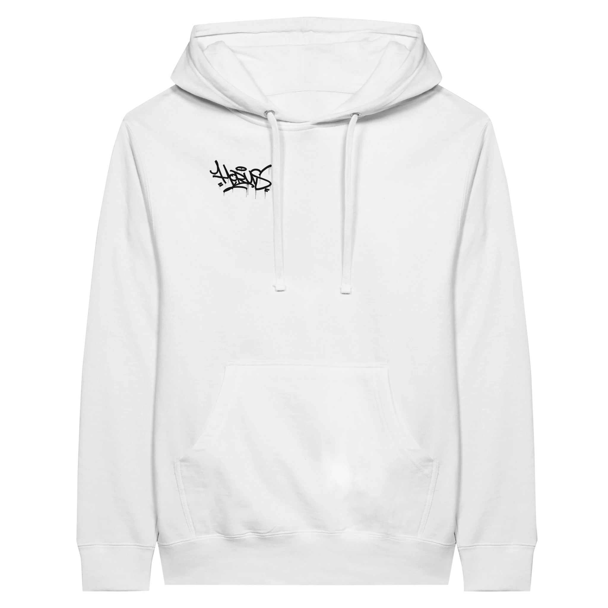 Horus “Triple Drops” graffiti hoodie White / S 