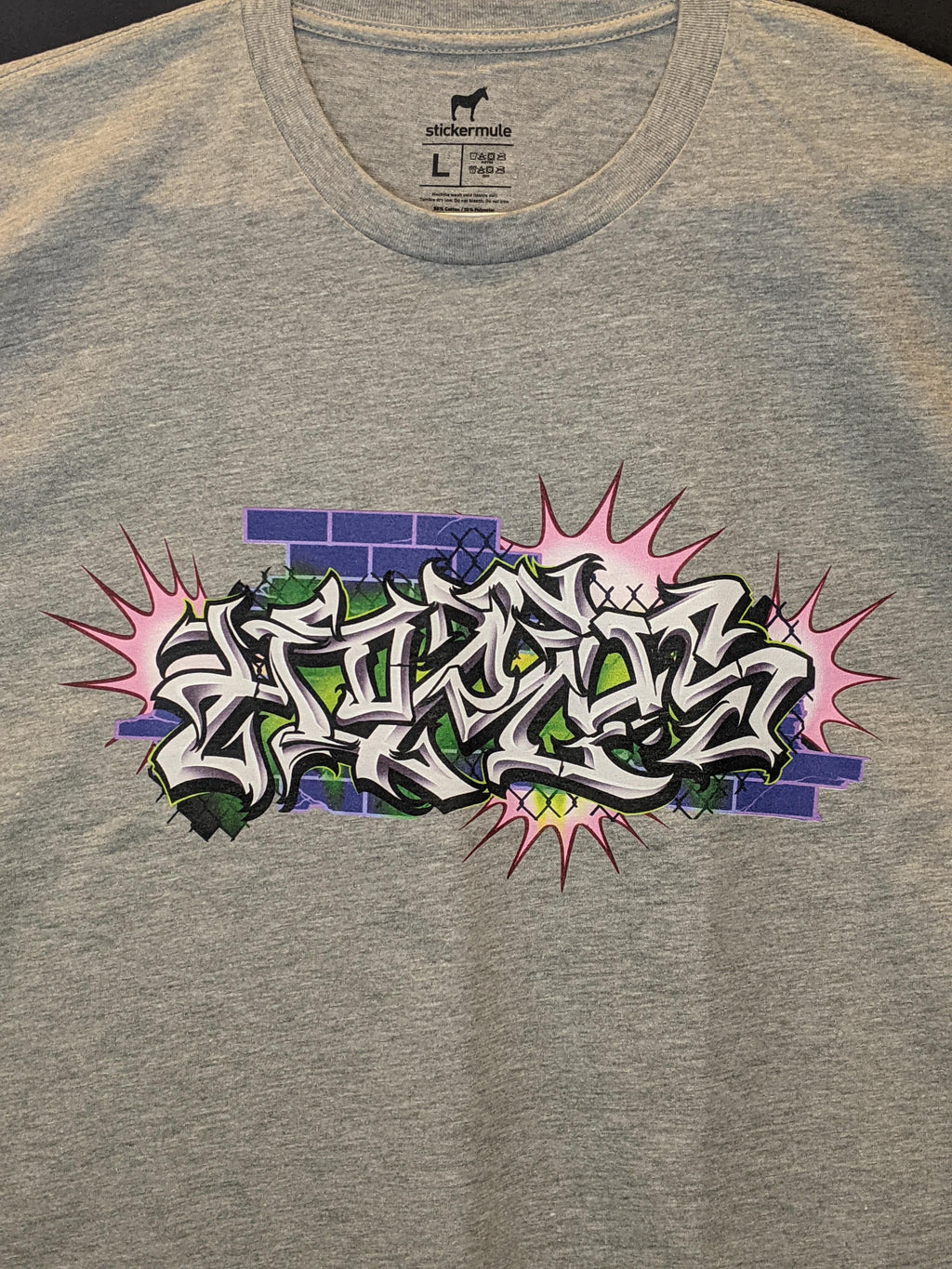 V3 Horus ‘bevel graff’ t-shirt Small 