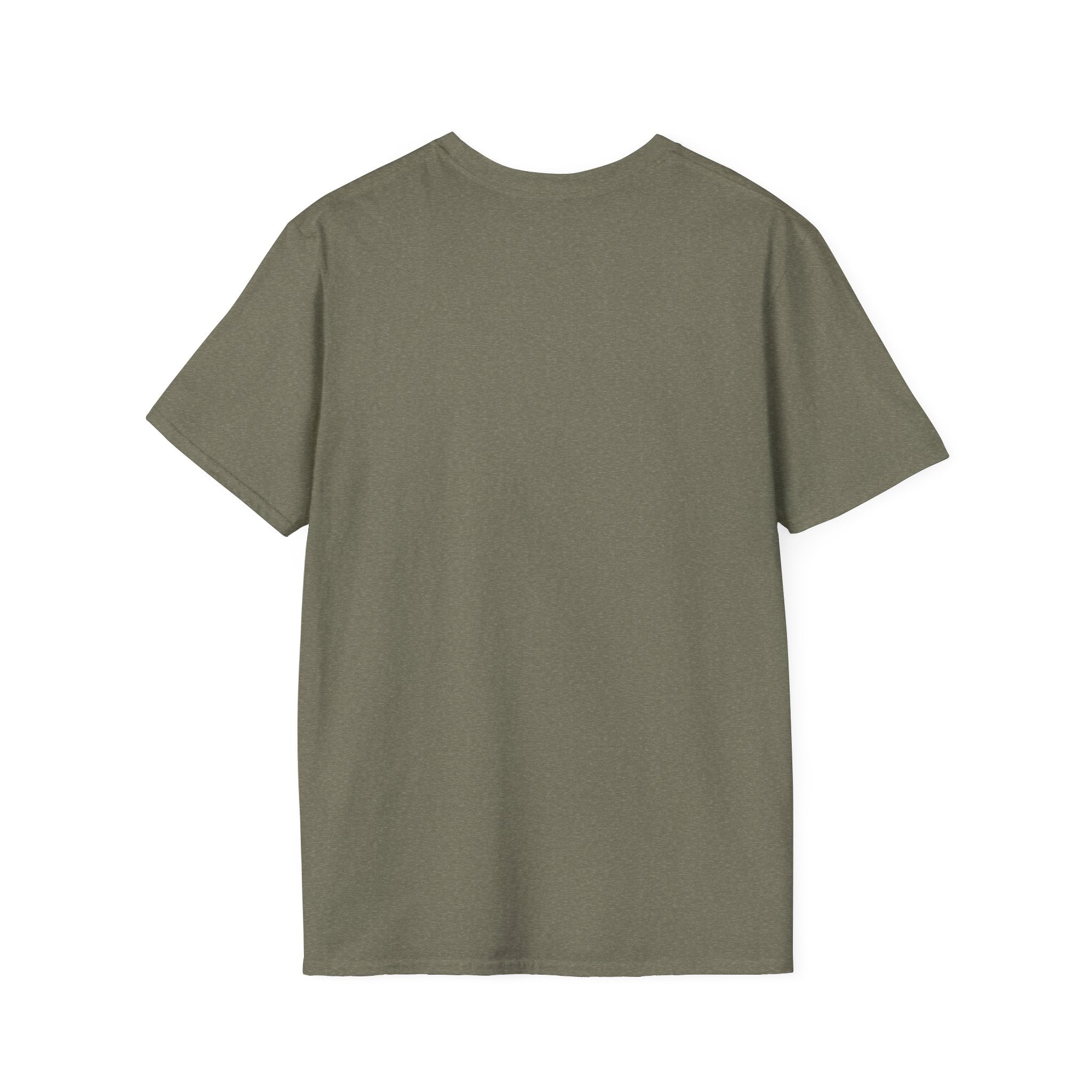 Caution Coyote Unisex Softstyle T-Shirt - Fun Graphic Tee for Animal Lovers