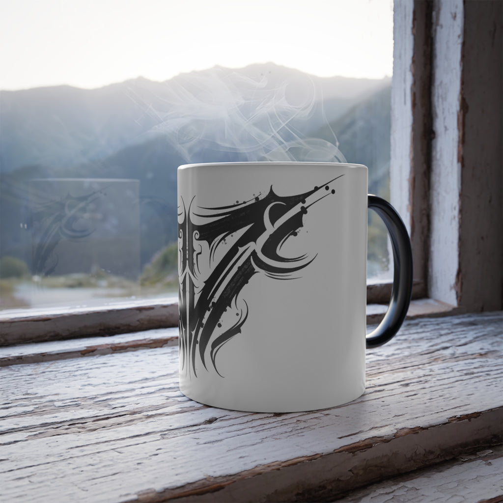 tribal sigilism morphing mug
